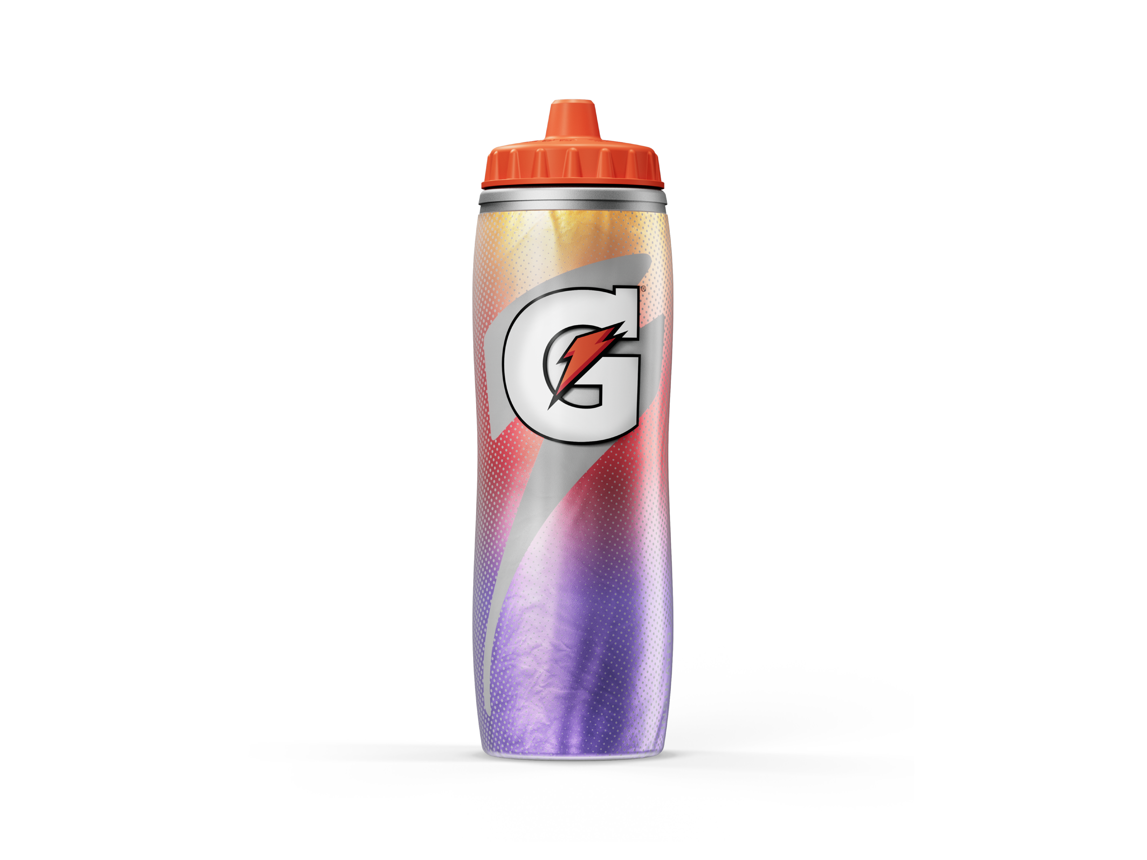 Insulated Squeeze Bottle Purple Flame