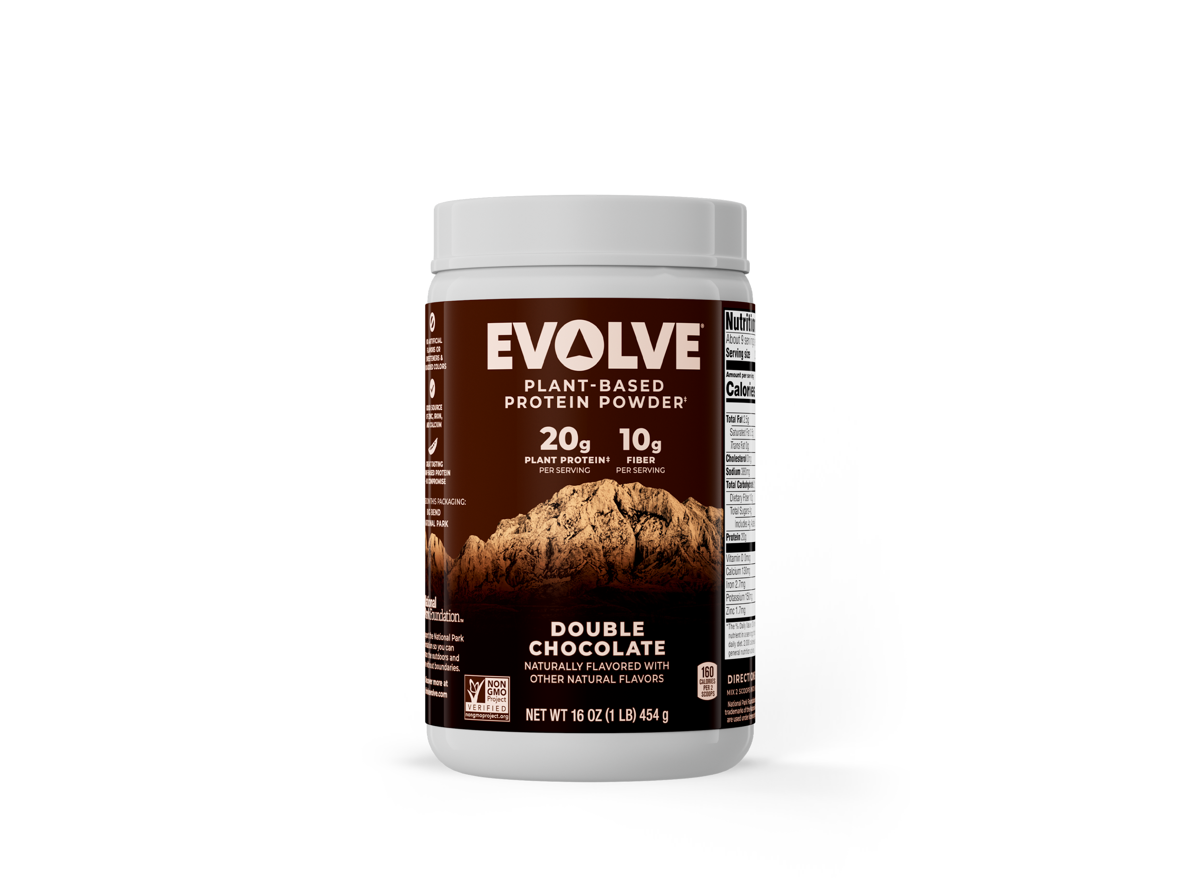 Evolve Plant-Based Protein Powder — Double Chocolate