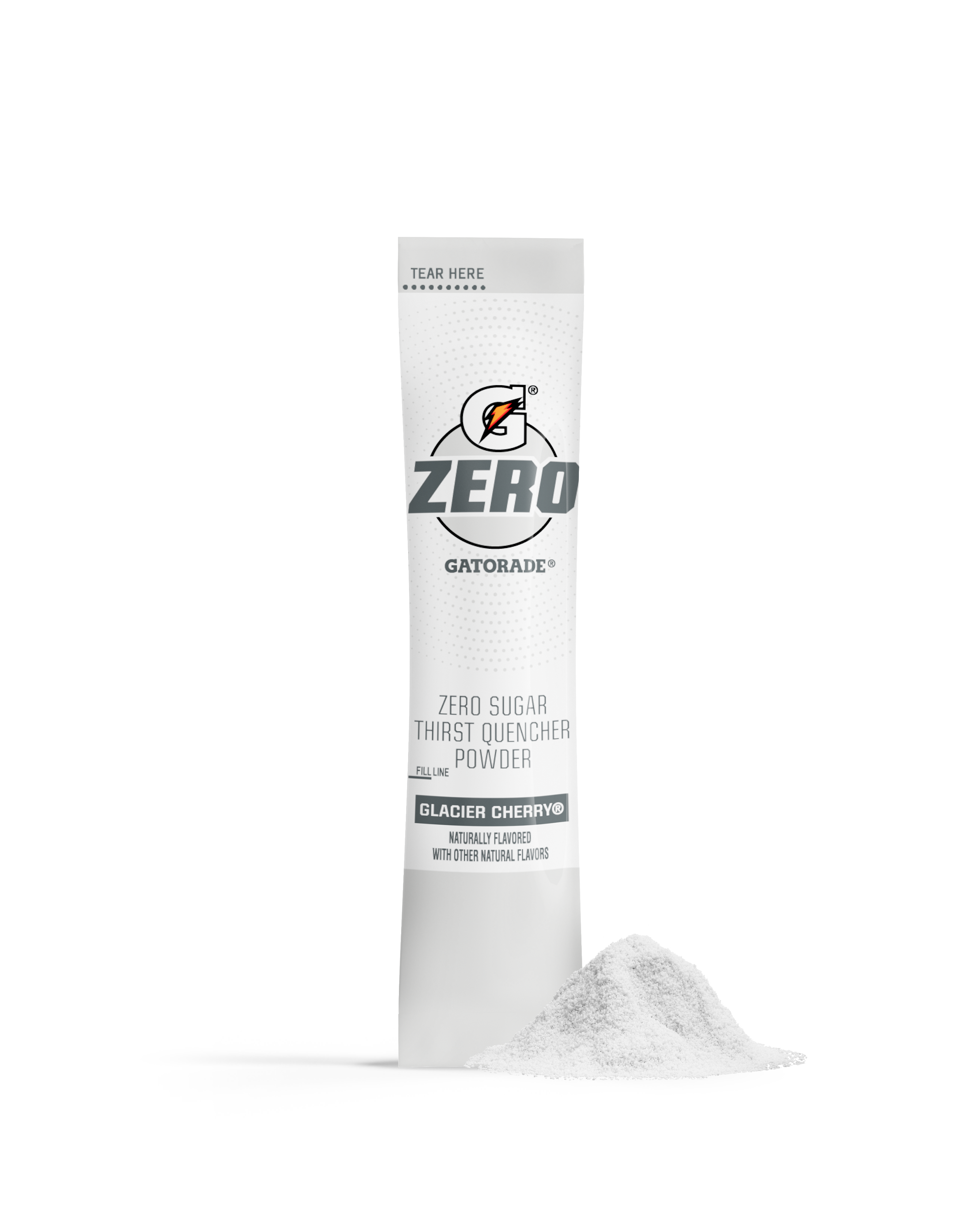 Gatorade zero glacier cherry single serve powder