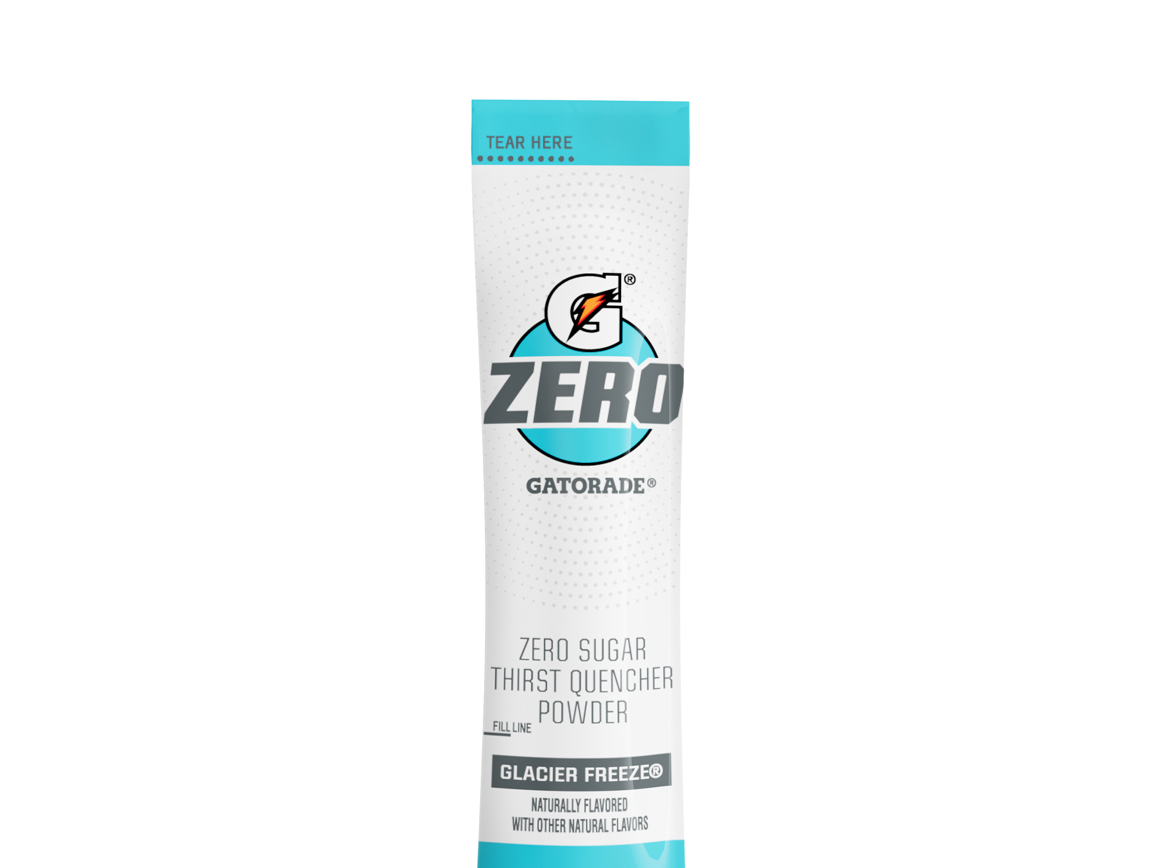 Gatorade zero glacier freeze single serve powder