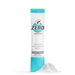 Gatorade zero glacier freeze single serve powder