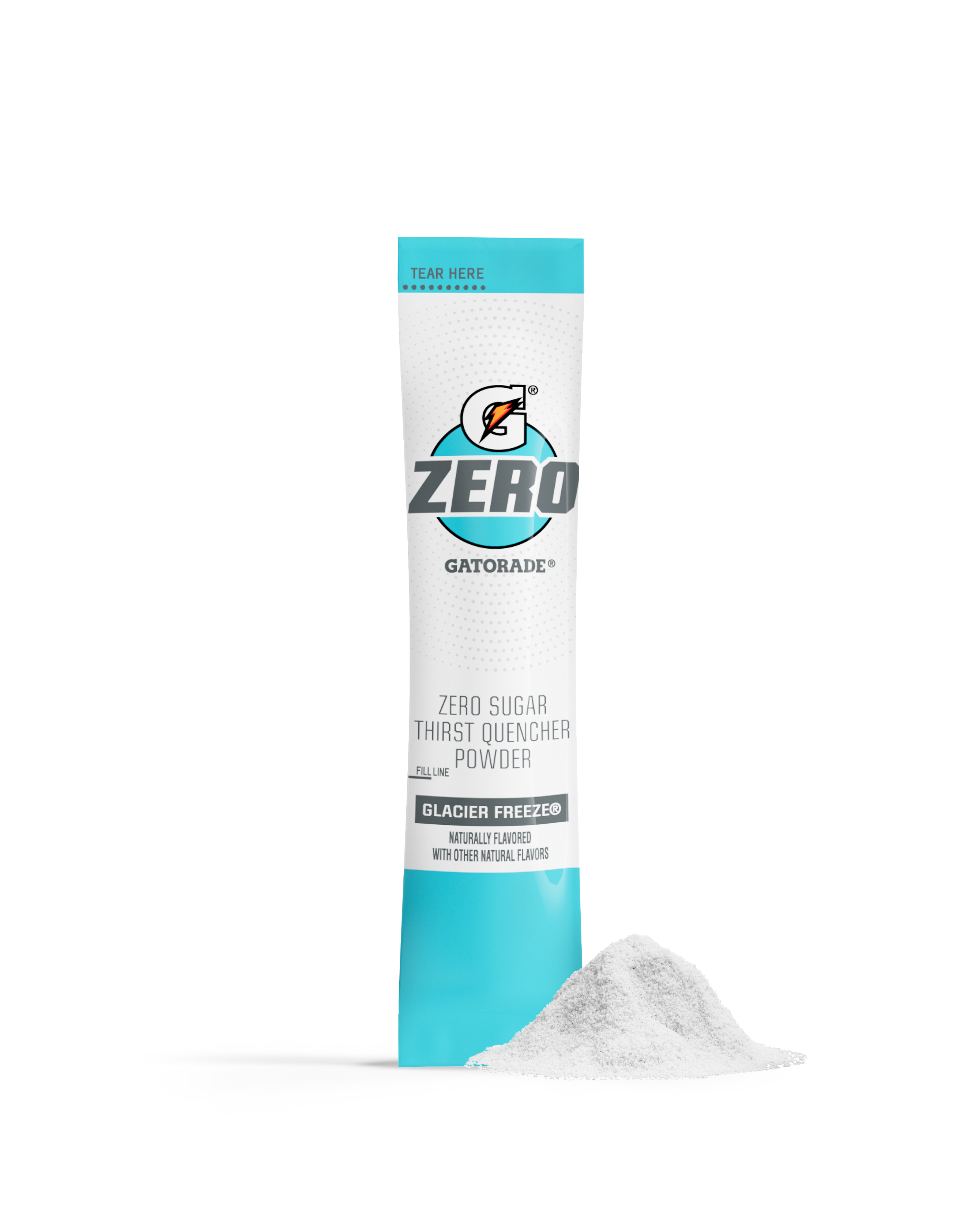 Gatorade zero glacier freeze single serve powder
