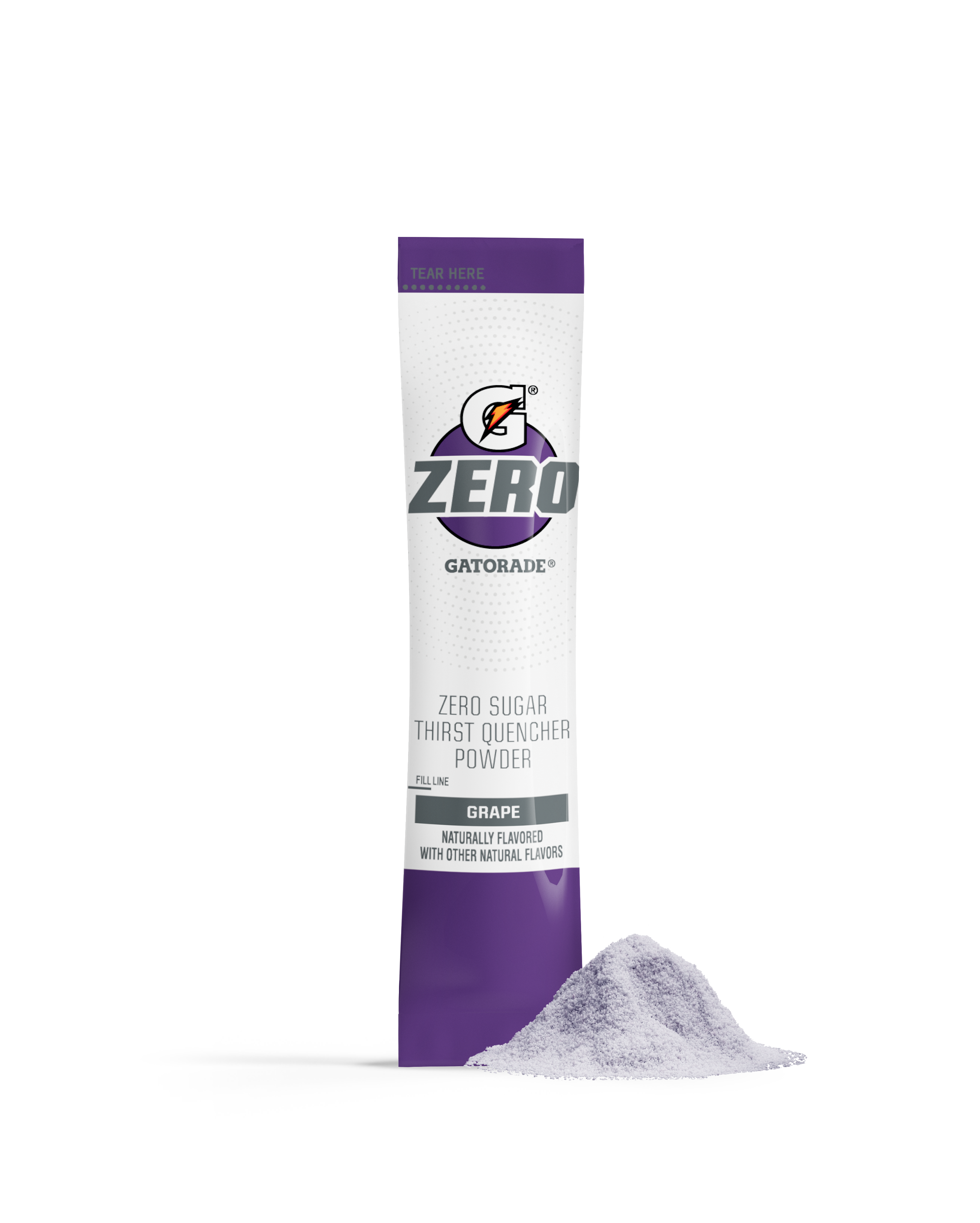Gatorade zero grape single serve powder