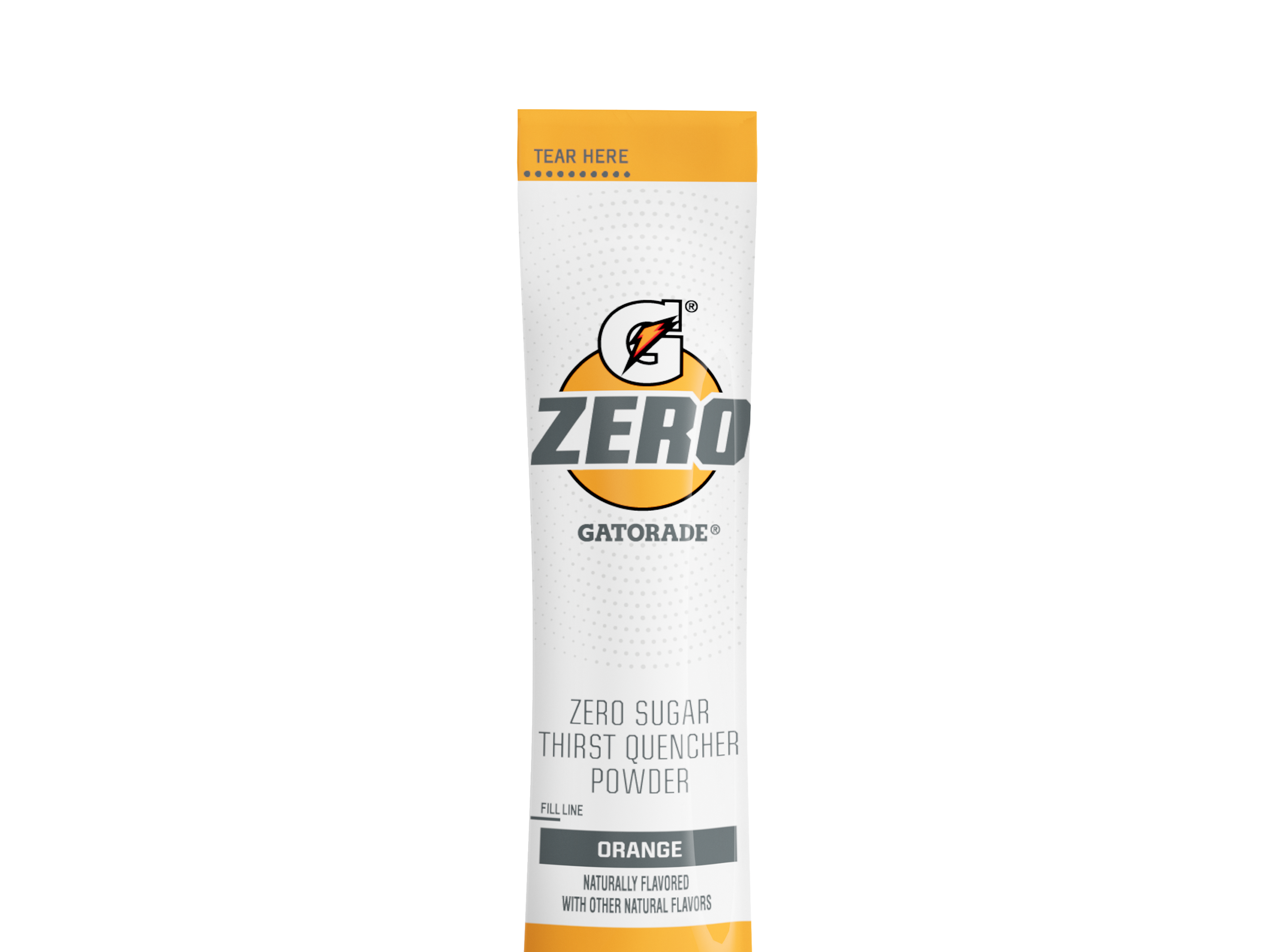 Gatorade zero orange single serve powder