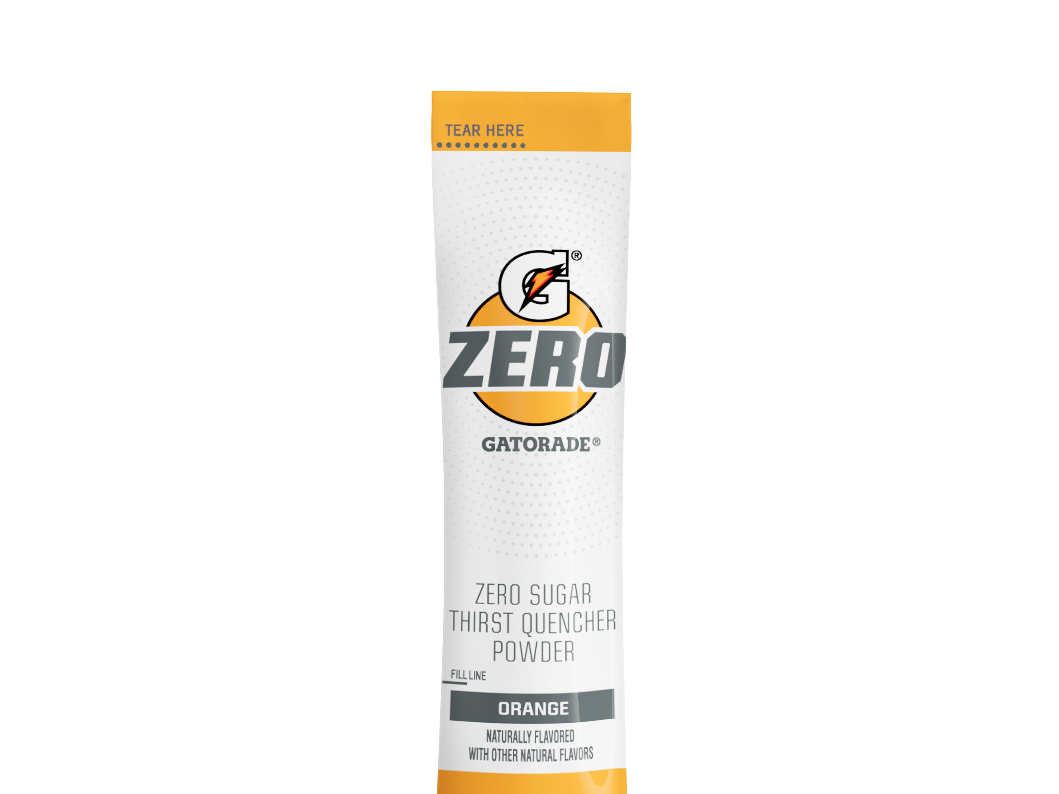 Gatorade zero orange single serve powder