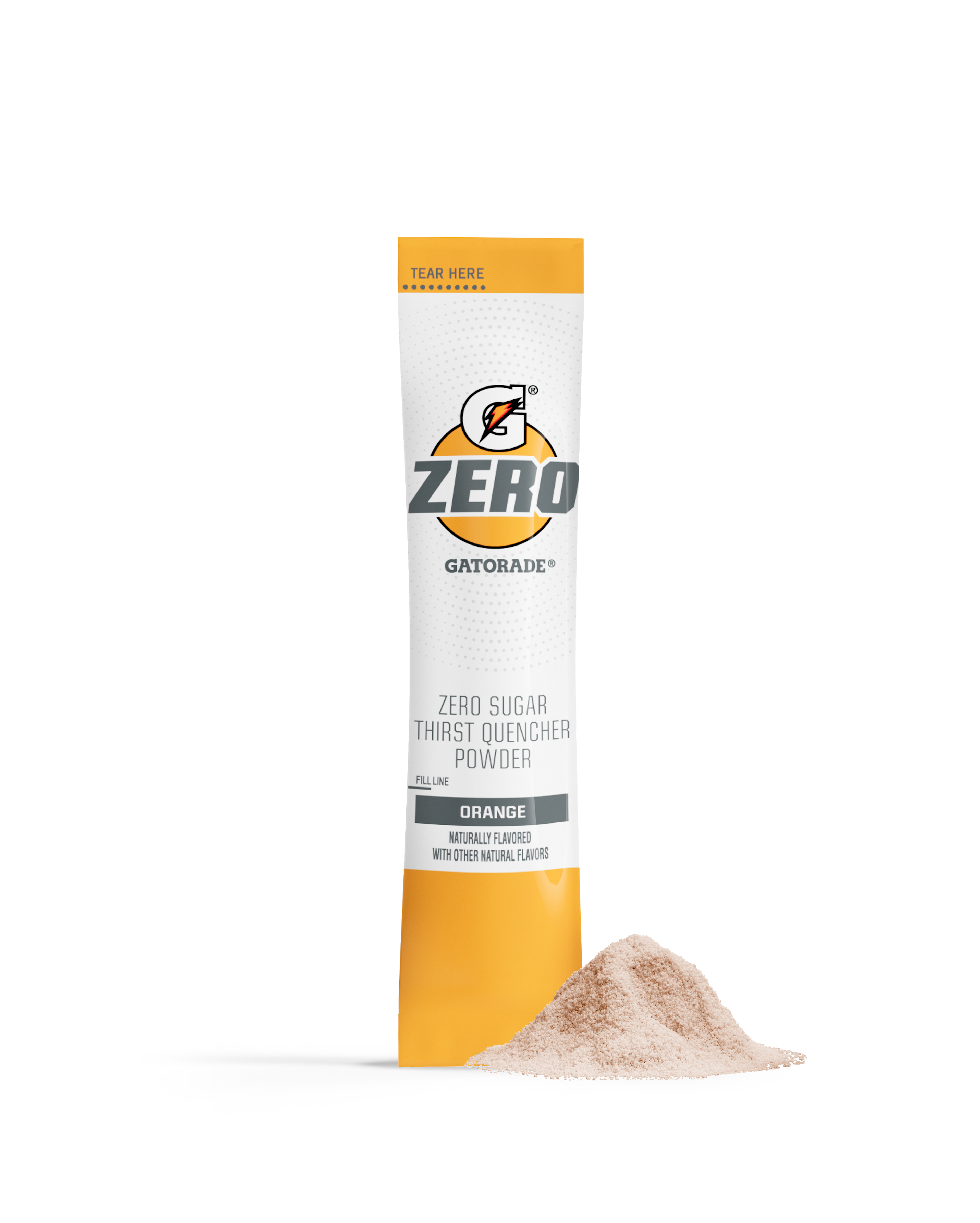 Gatorade zero orange single serve powder