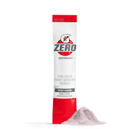 Gatorade zero fruit punch single serve powder