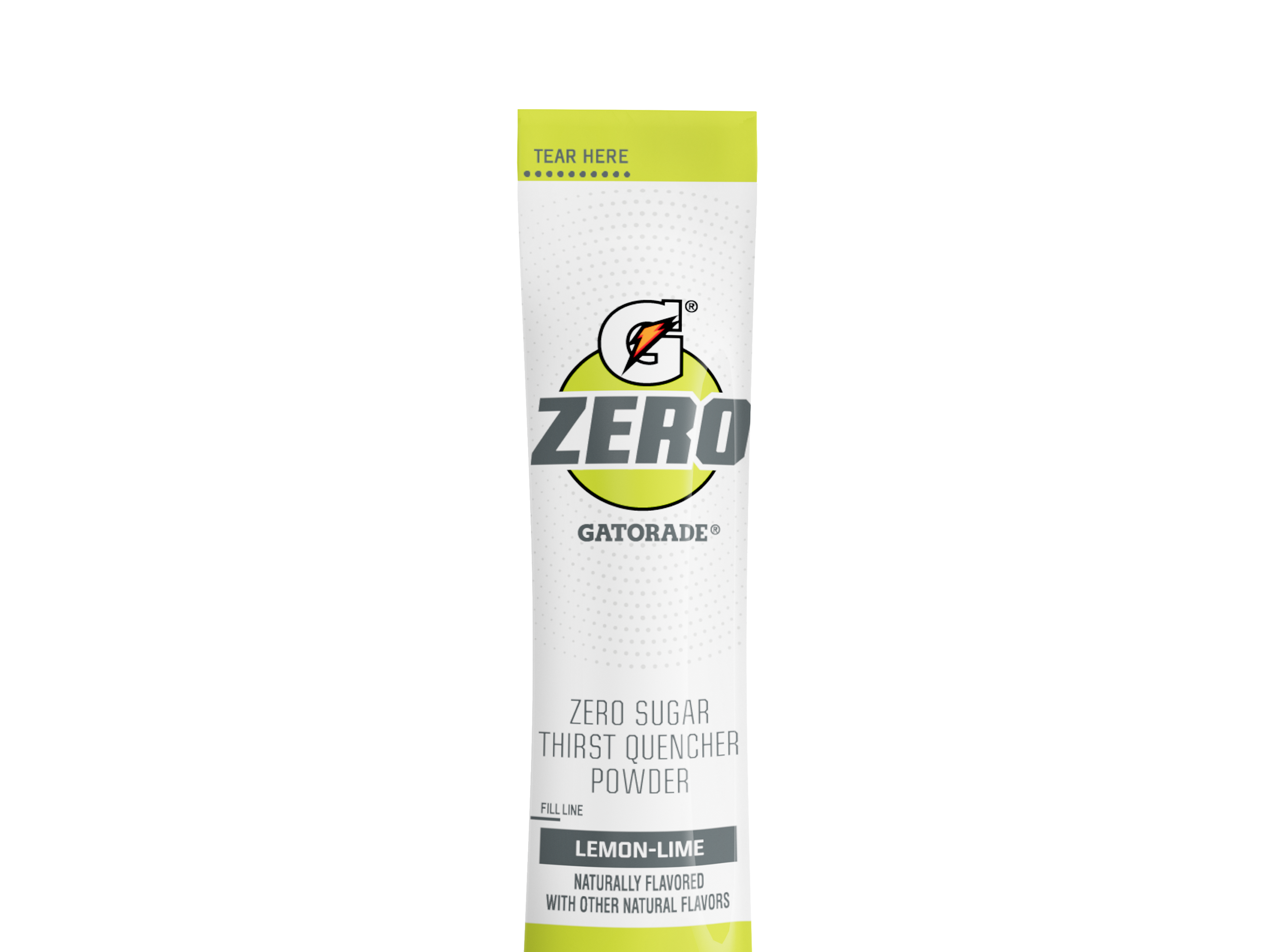 Gatorade zero lemon lime single serve powder