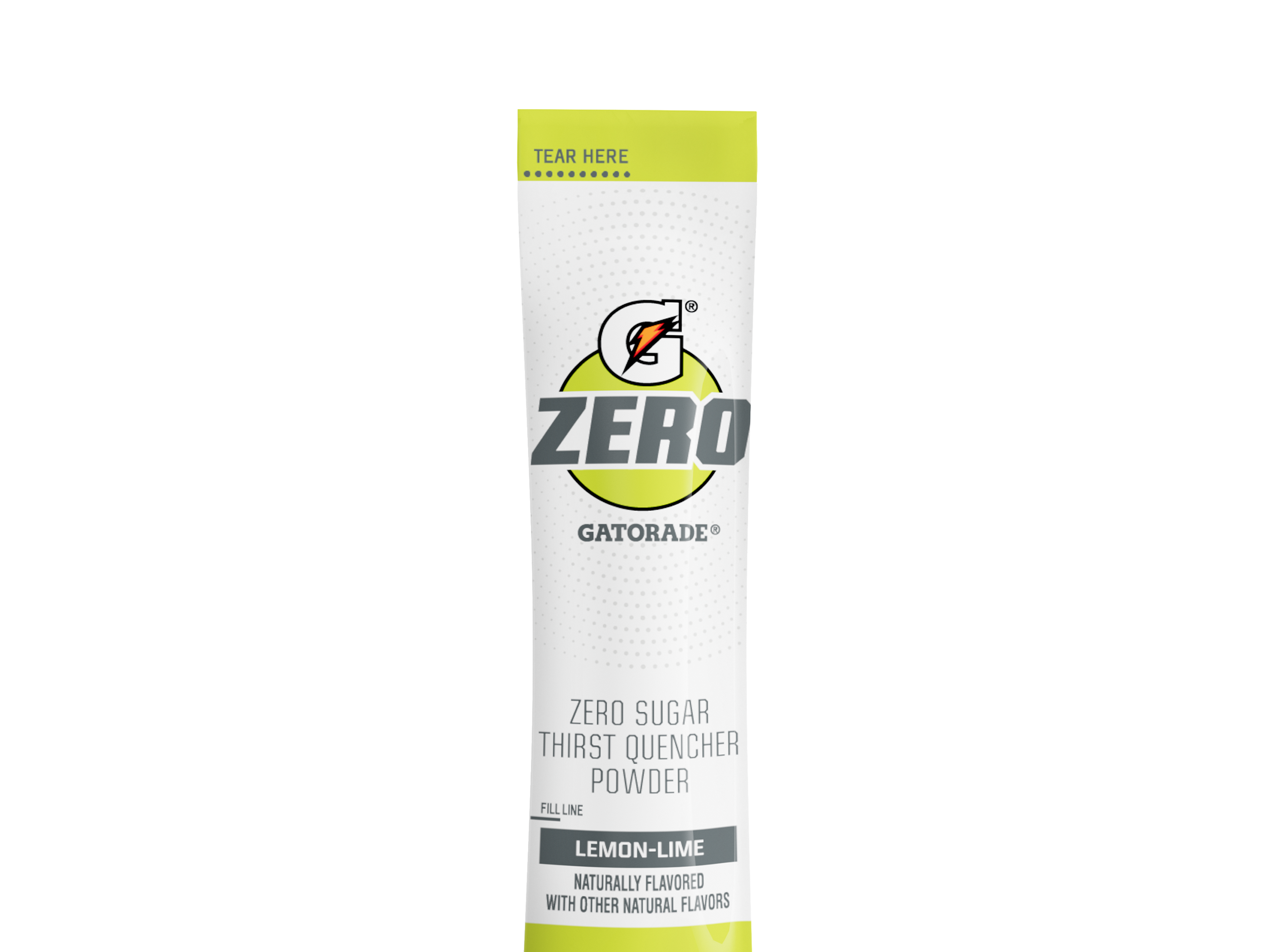 Gatorade zero lemon lime single serve powder