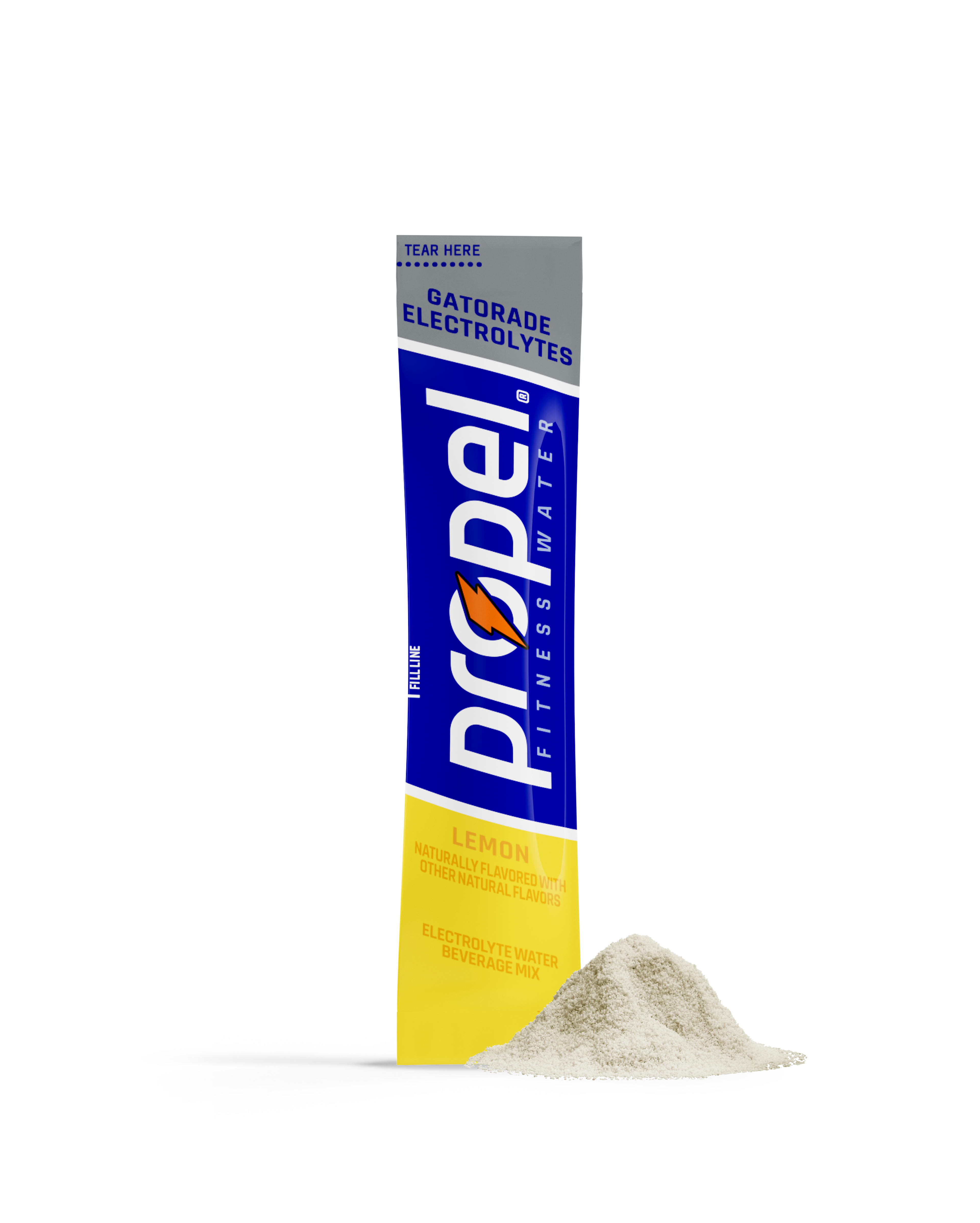 Propel lemon single serve powder