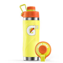 Yellow Gx stainless steel bottle