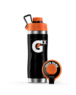 Gx Stainless Steel Black Bottle with Lid