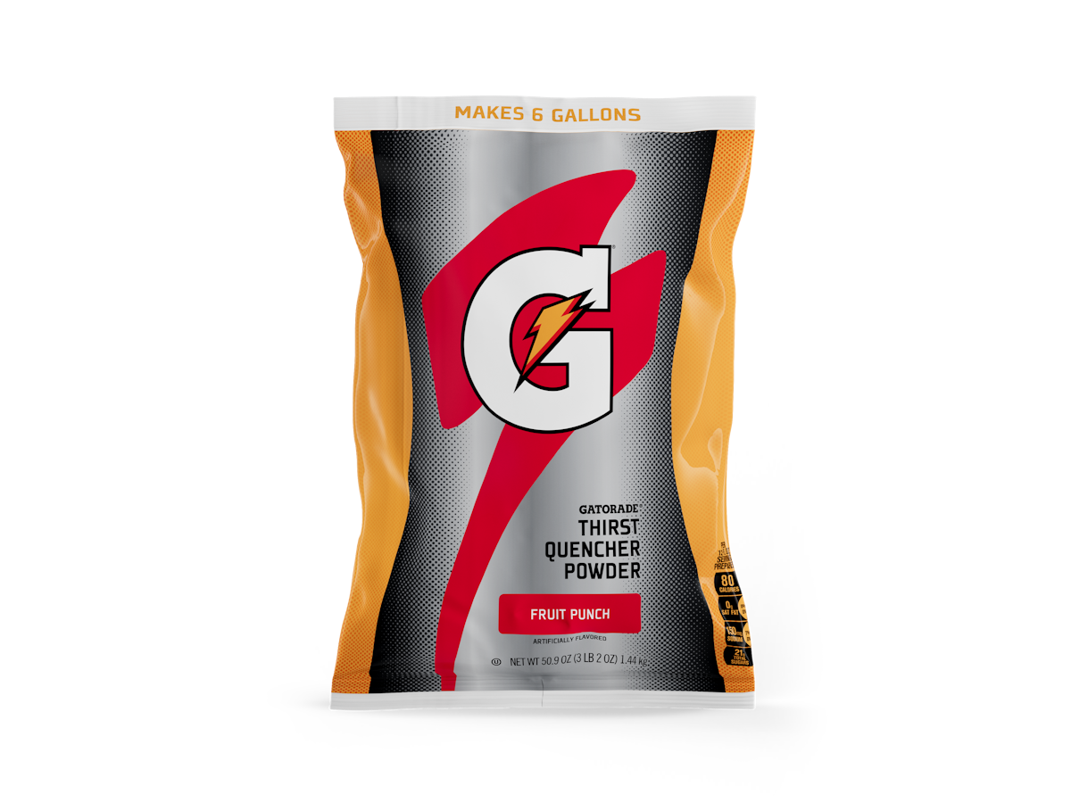 Gatorade Fruit Punch Thirst Quencher Powder (6 gallon bag) Gatorade
