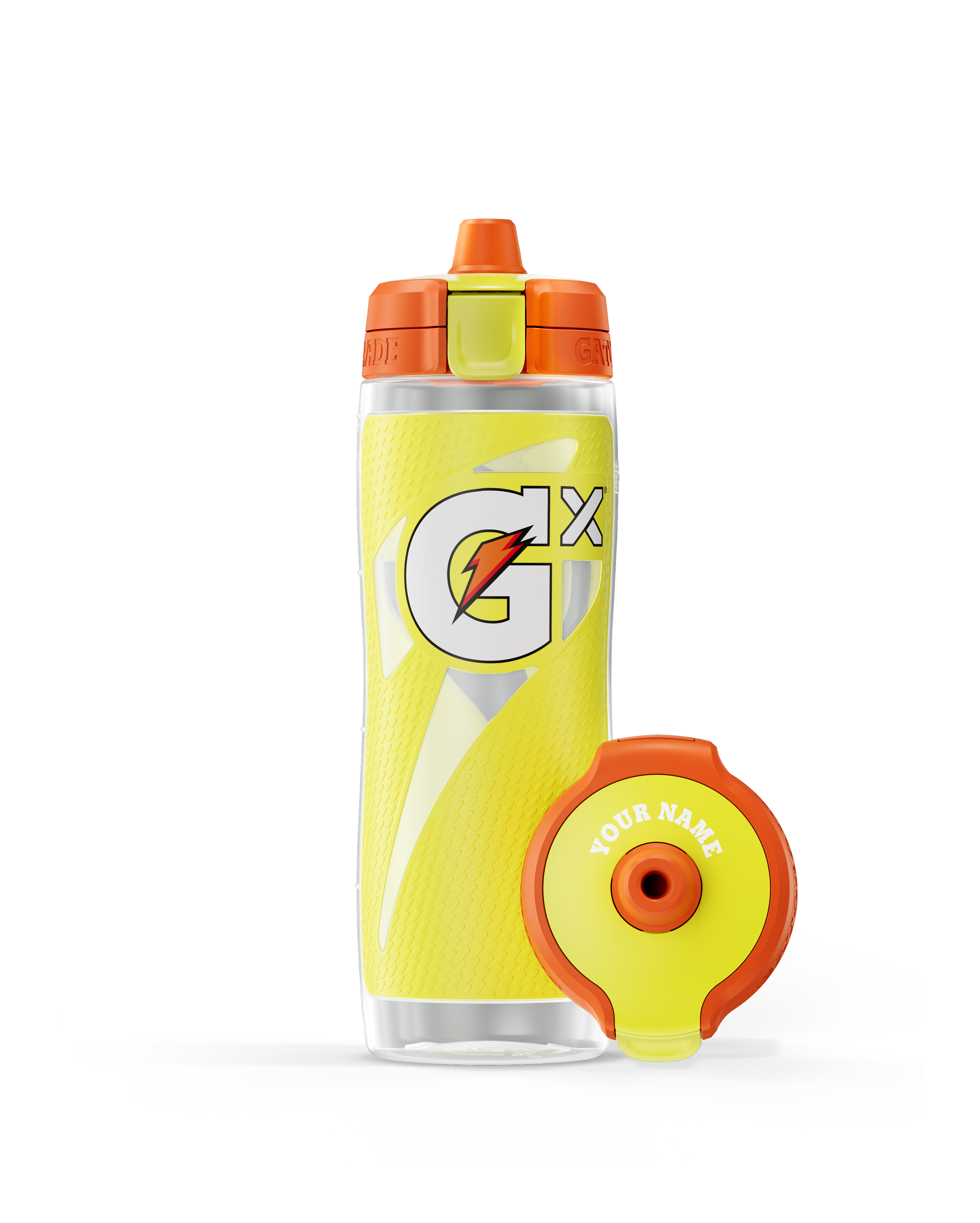 Gx exclusive bottle in neon yellow