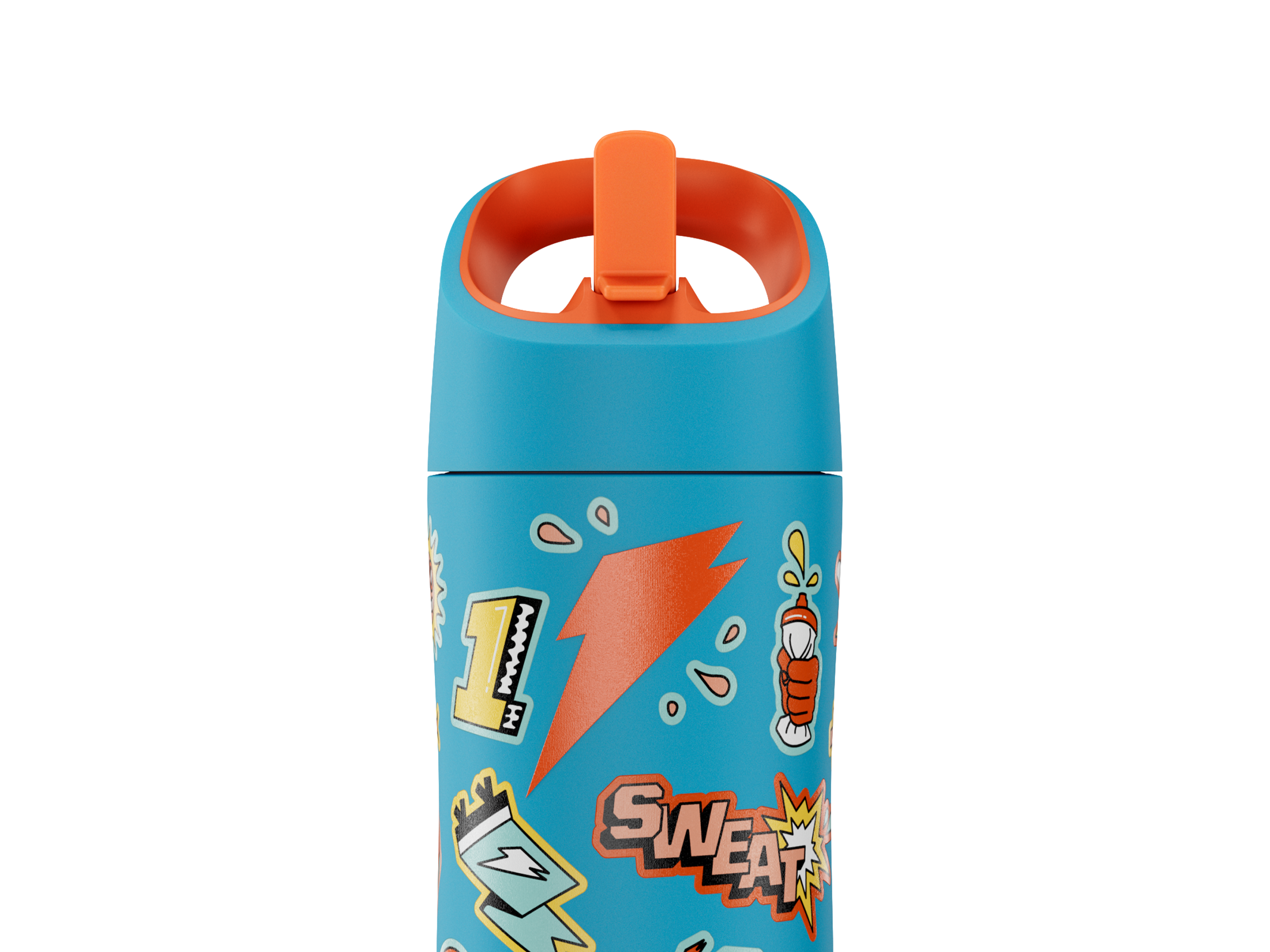 Rookie bottle with stickers