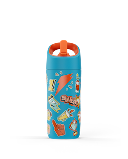 Rookie bottle teal with stickers