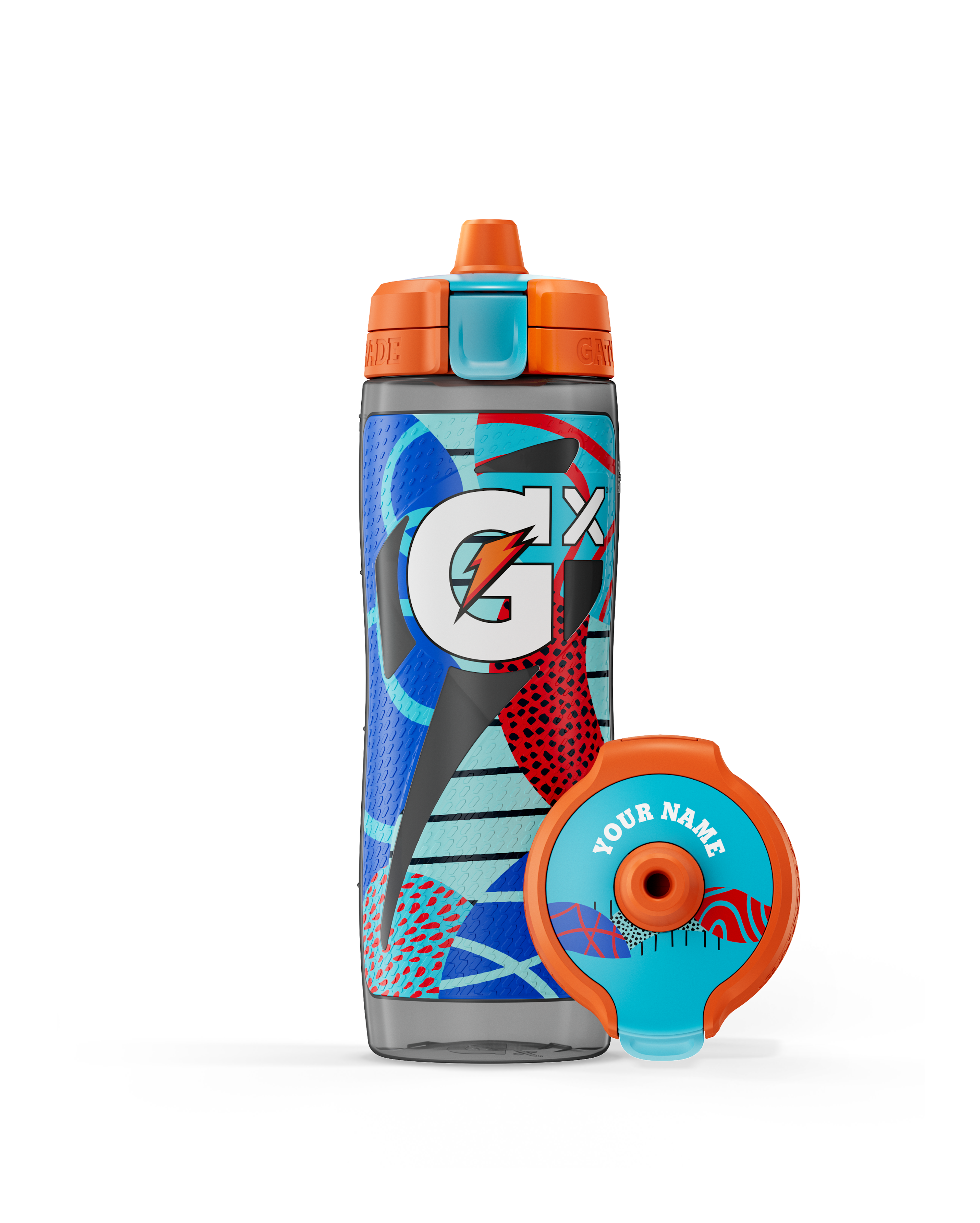 Montage blue bottle