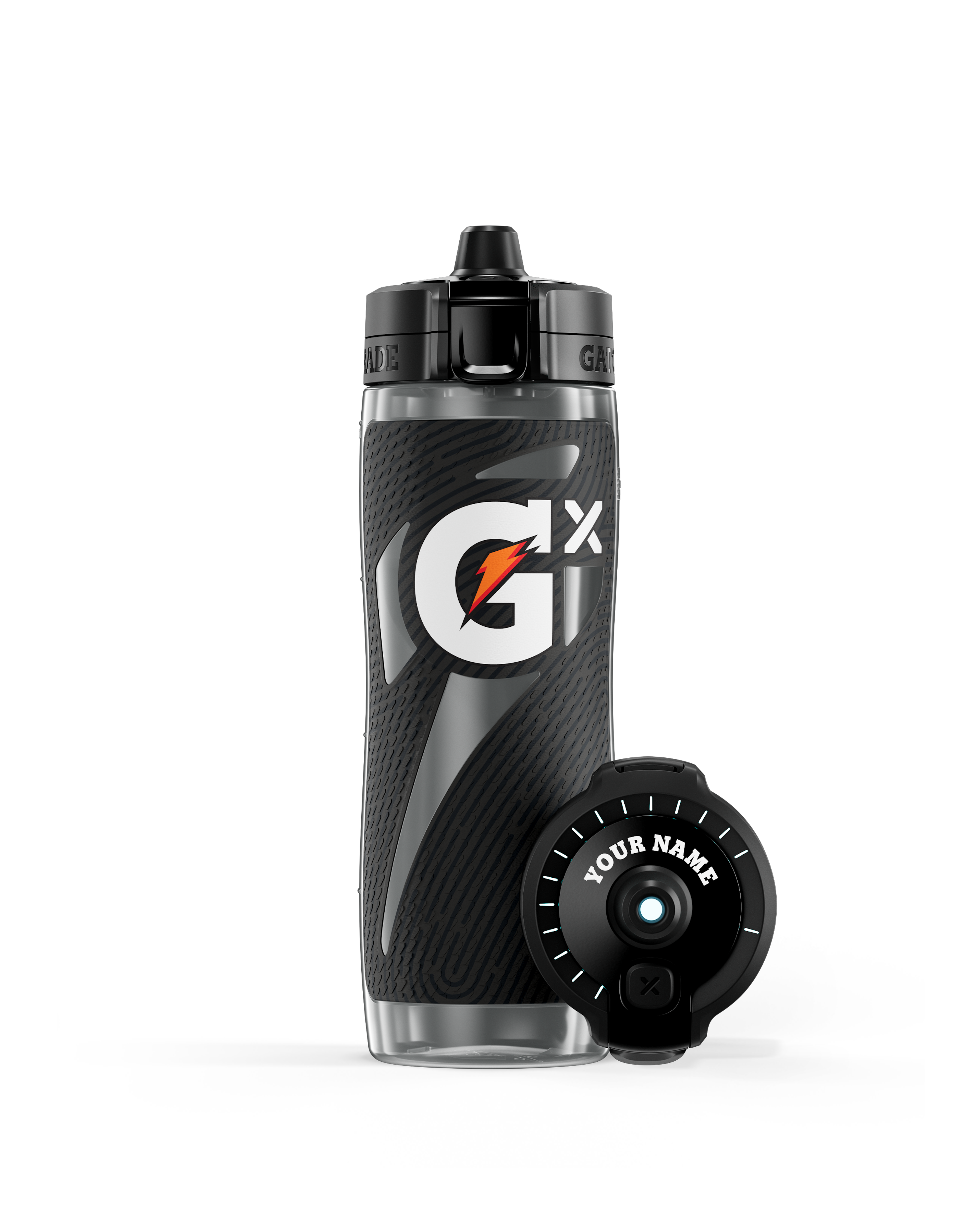 Gatorade smart bottle in gray