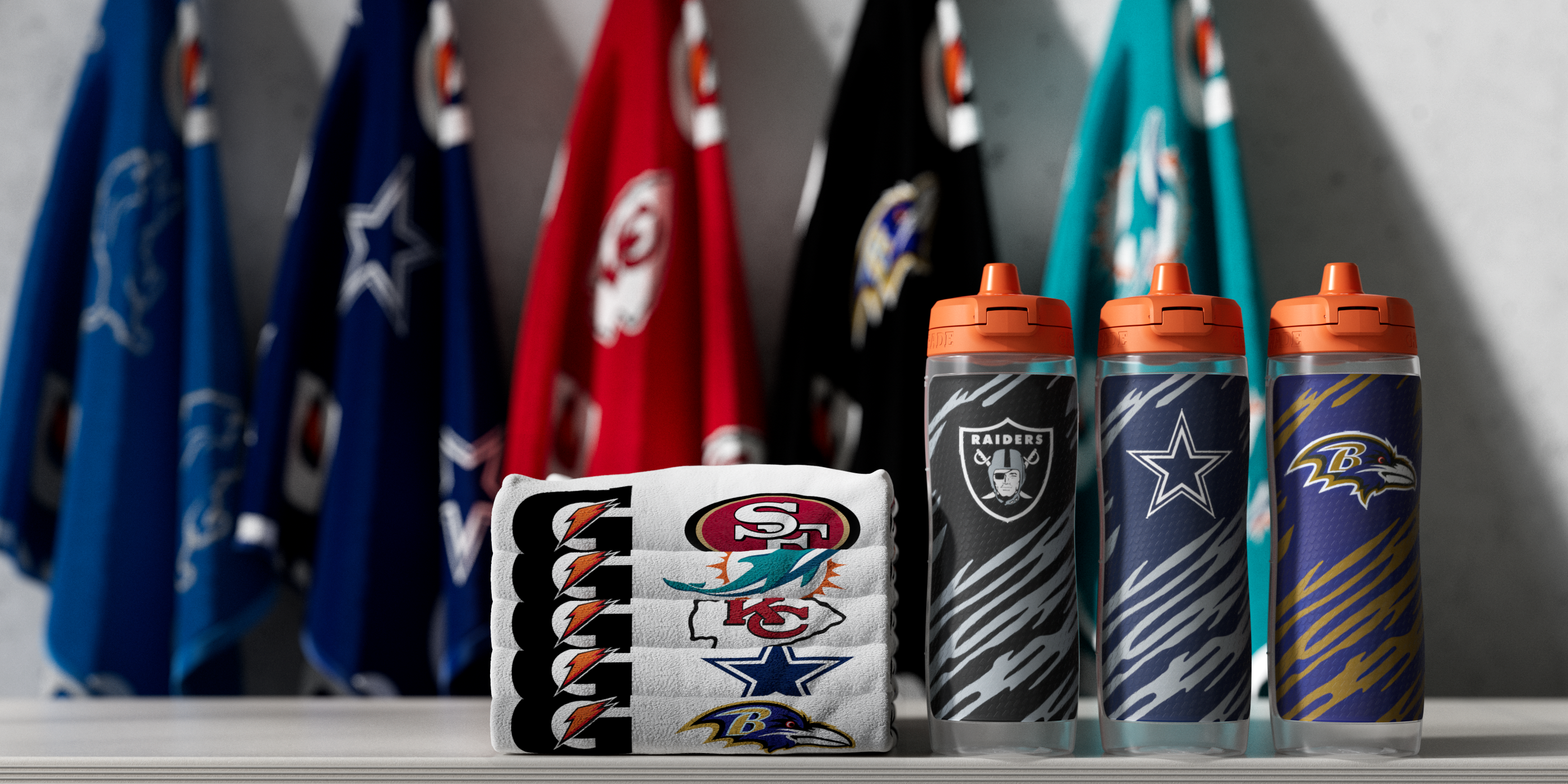 NFL Gx Bottles and Pro Towels