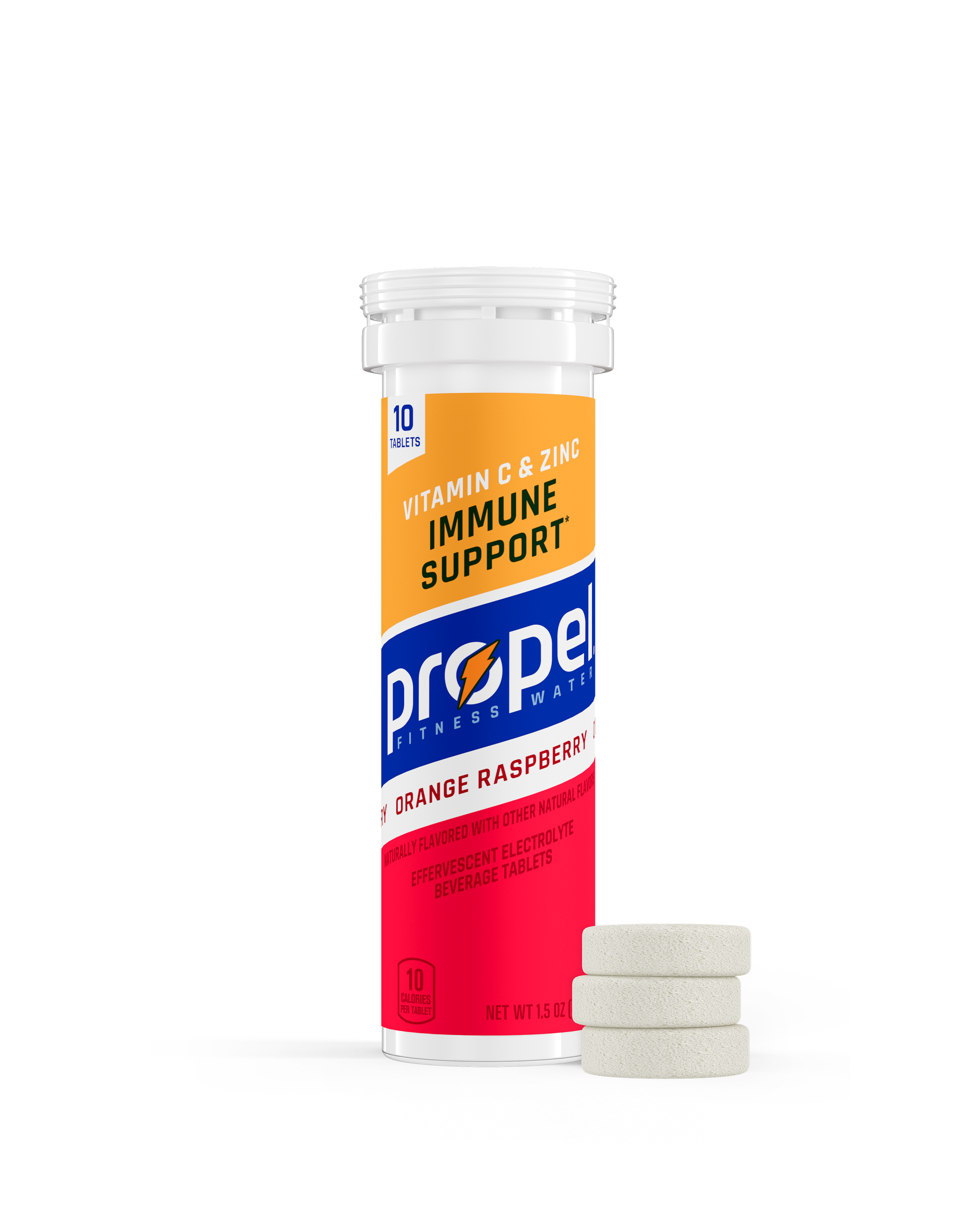 Propel Immune Support Orange Raspberry Tablets