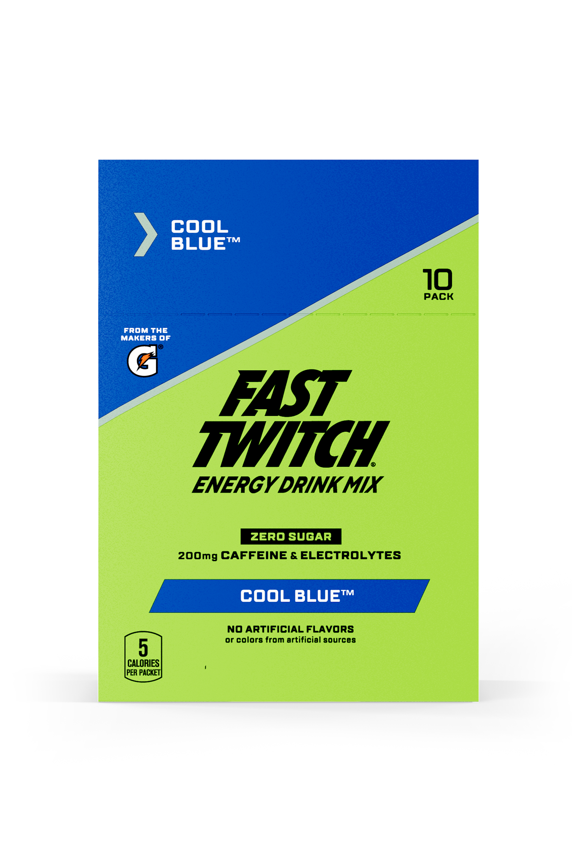 Cool Blue Fast Twitch Powder Packets (40 ct.) | Gatorade Official Site