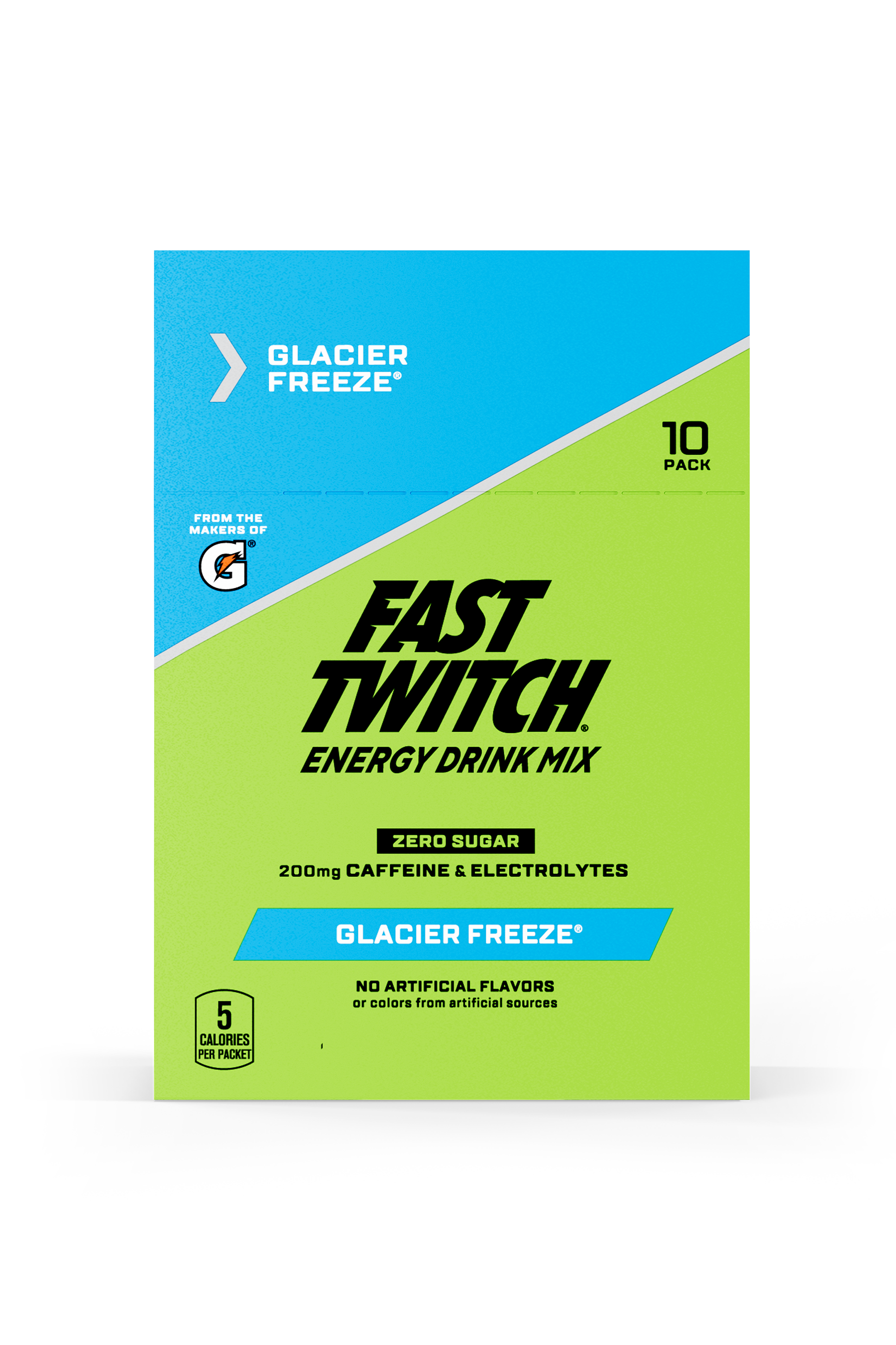 Fast Twitch Powder Sticks Glacier Freeze packaging