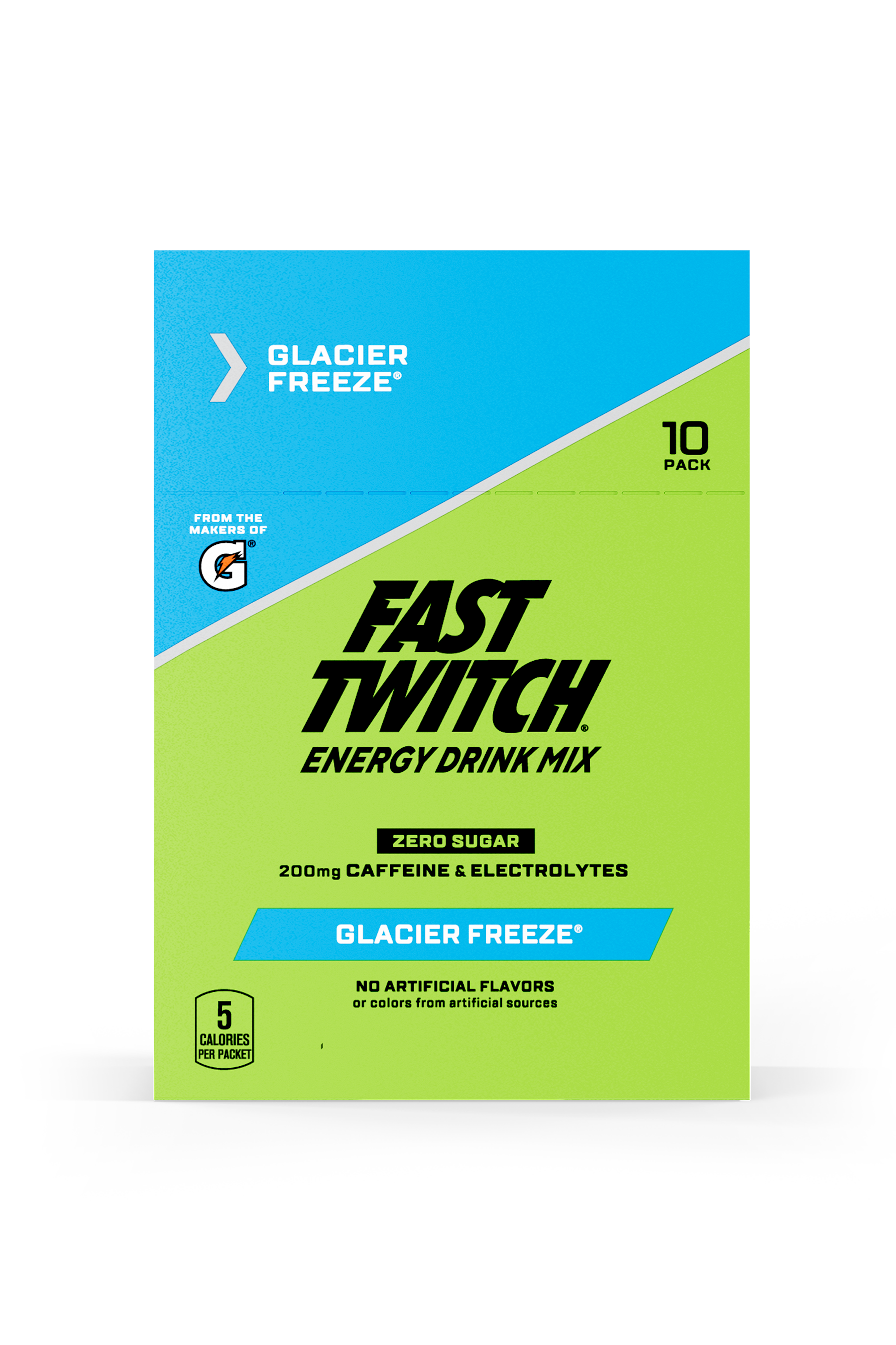 Fast Twitch Powder Sticks Glacier Freeze packaging