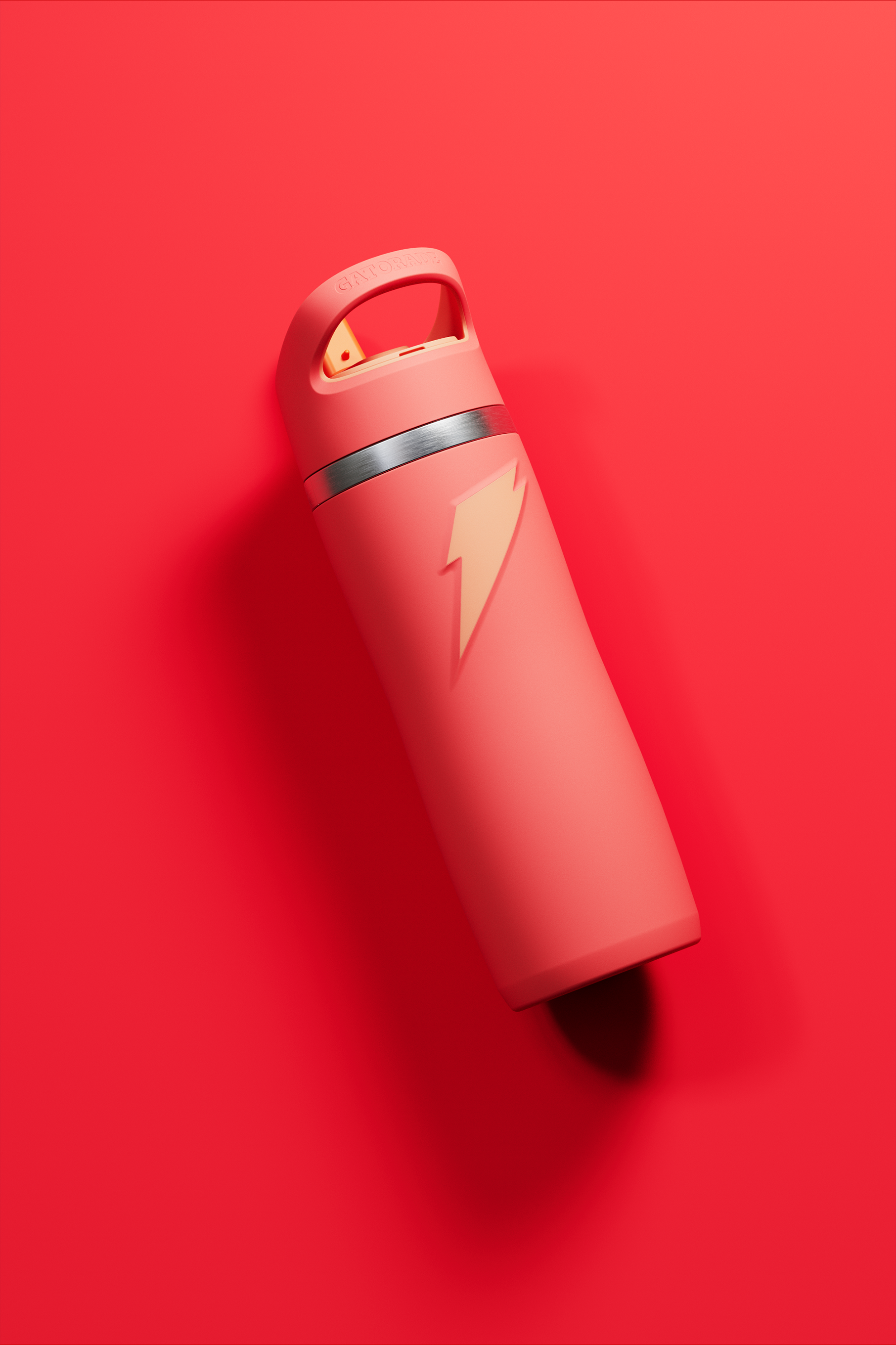 Coral Overtime Stainless Steel bottle with Straw Cap