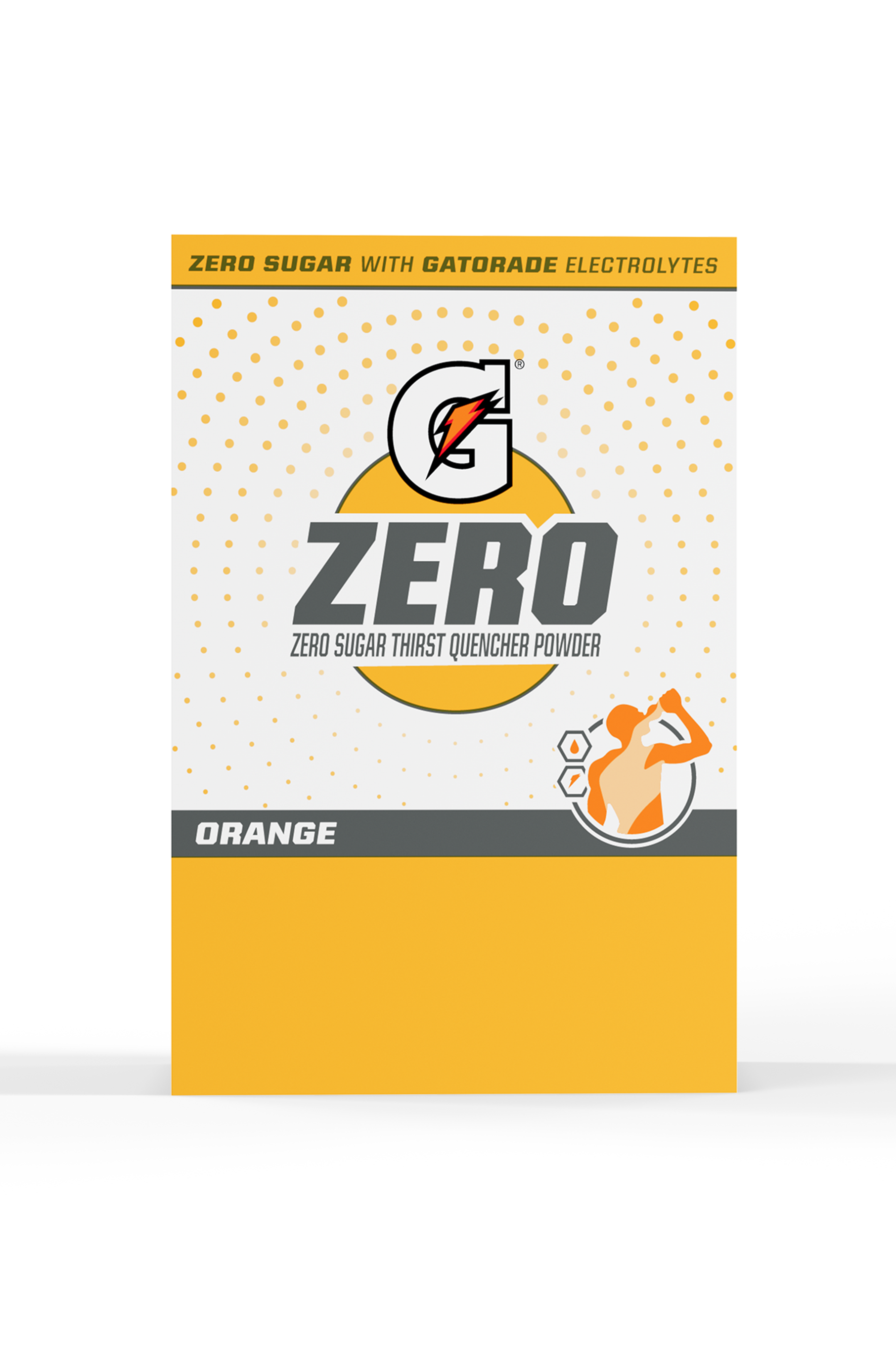 gatorade zero orange powder box