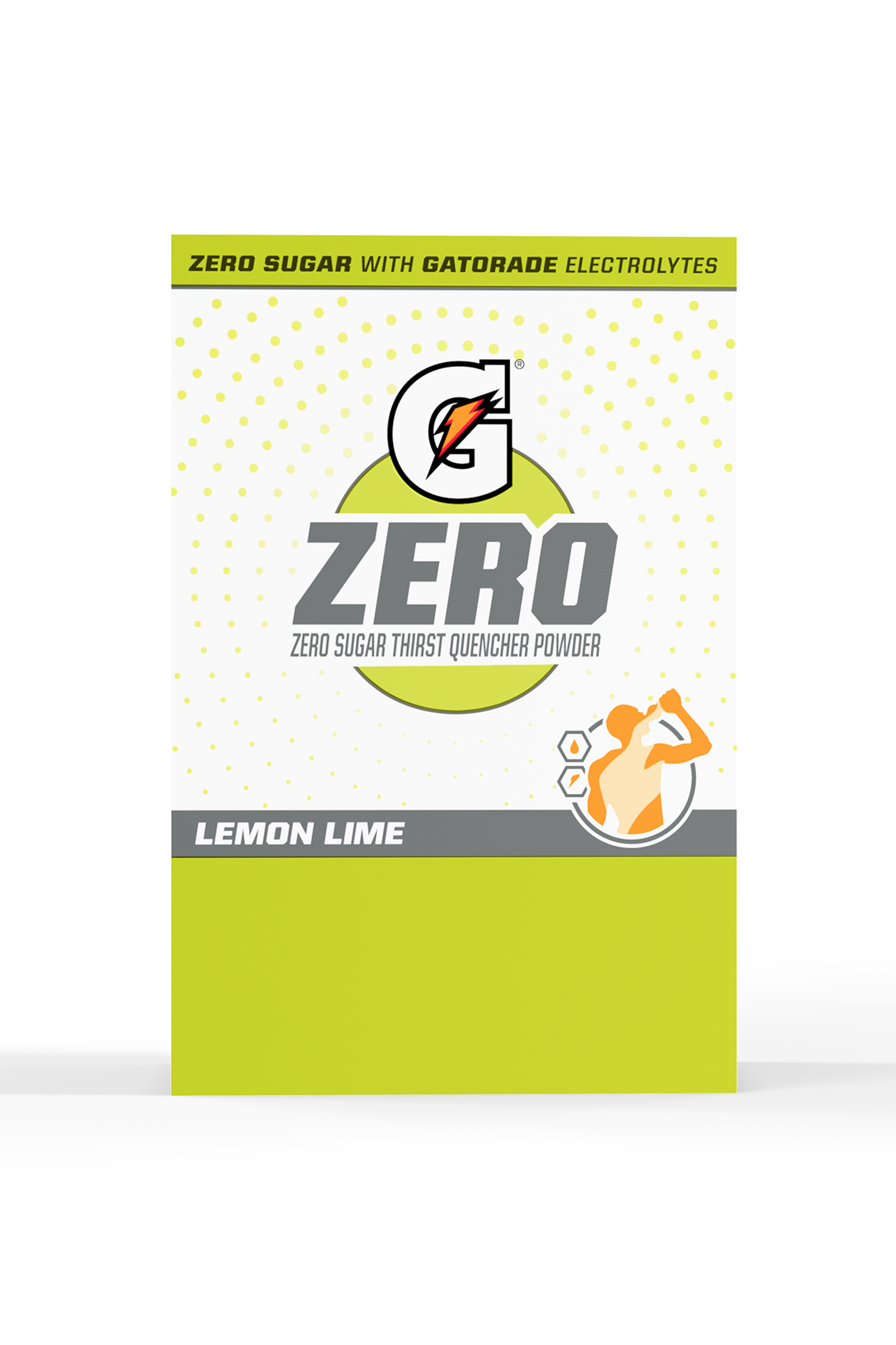 gatorade zero lemon lime powder box