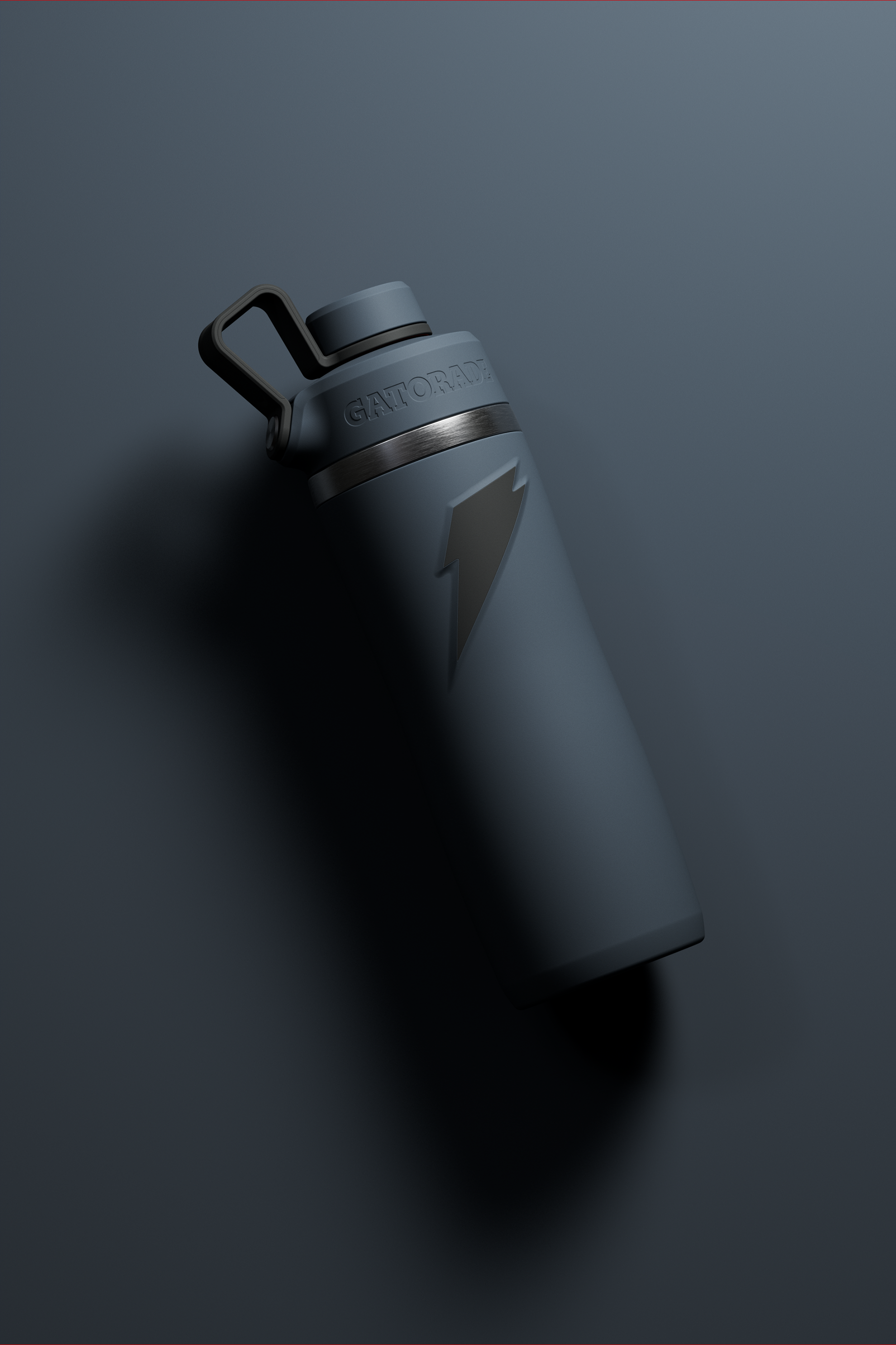 Graphite Overtime Bottle with Screw Cap