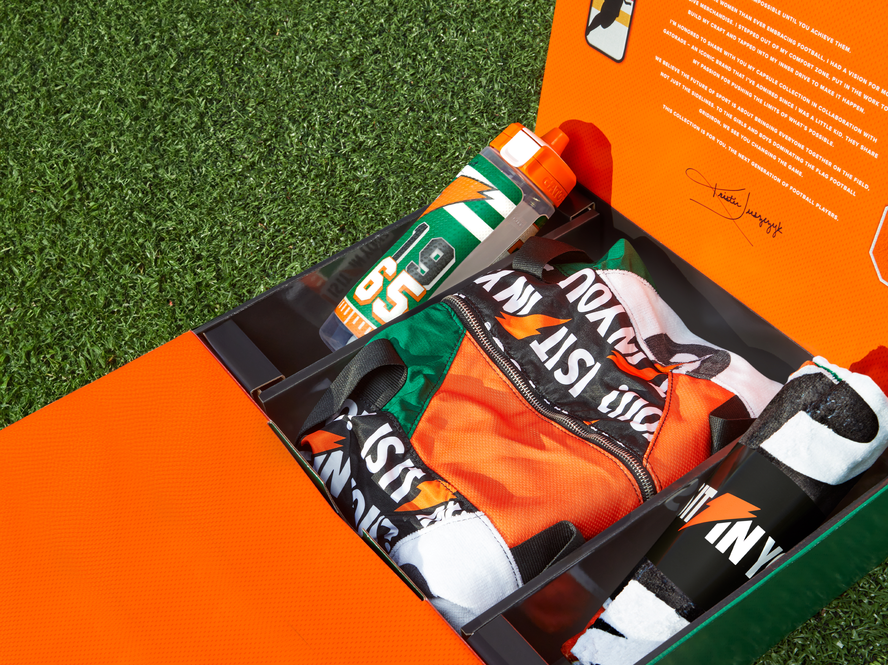 Gatorade x Kristin Juszczyk Bag Capsule