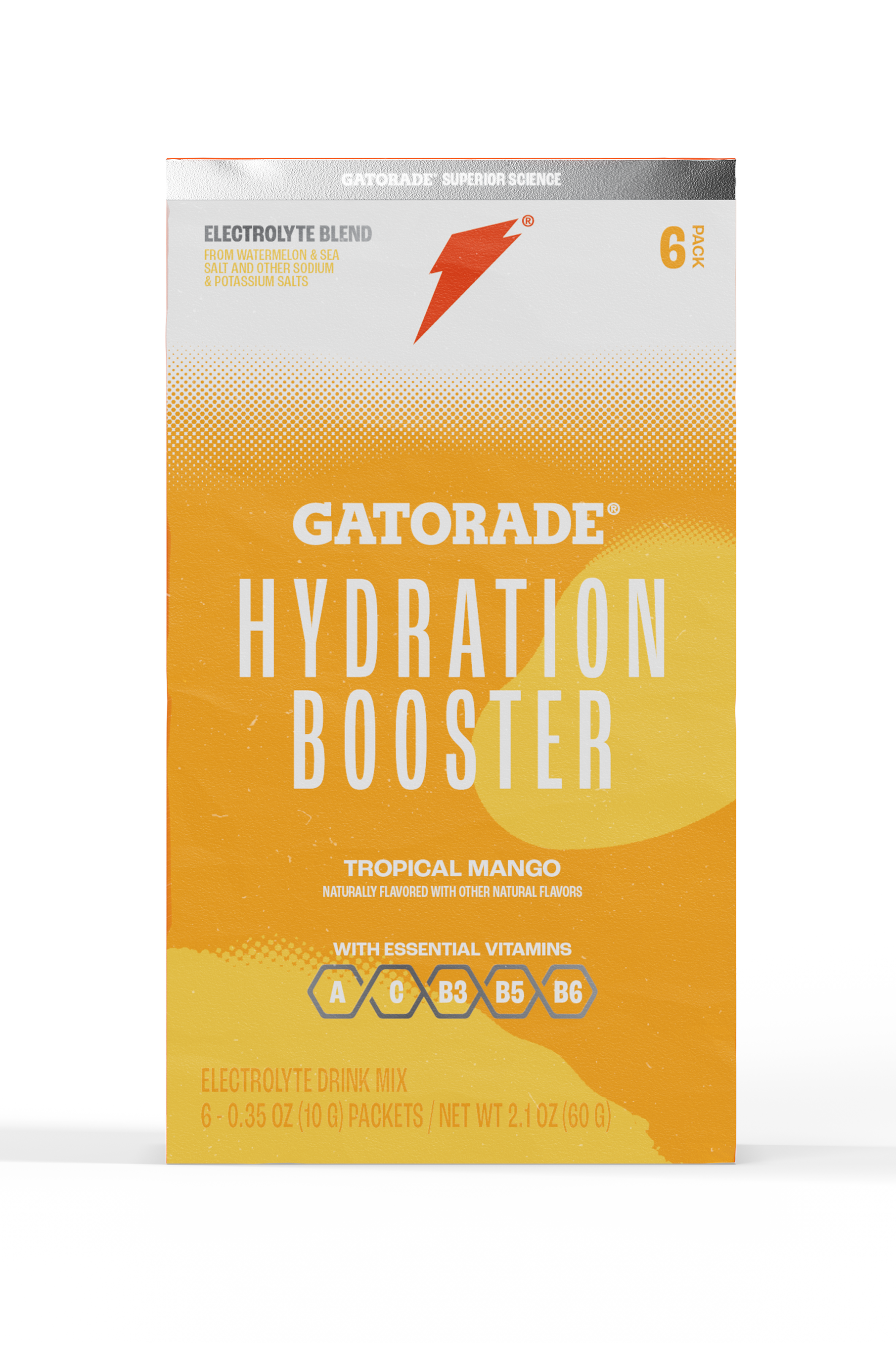 gatorade hydration booster in tropical mango