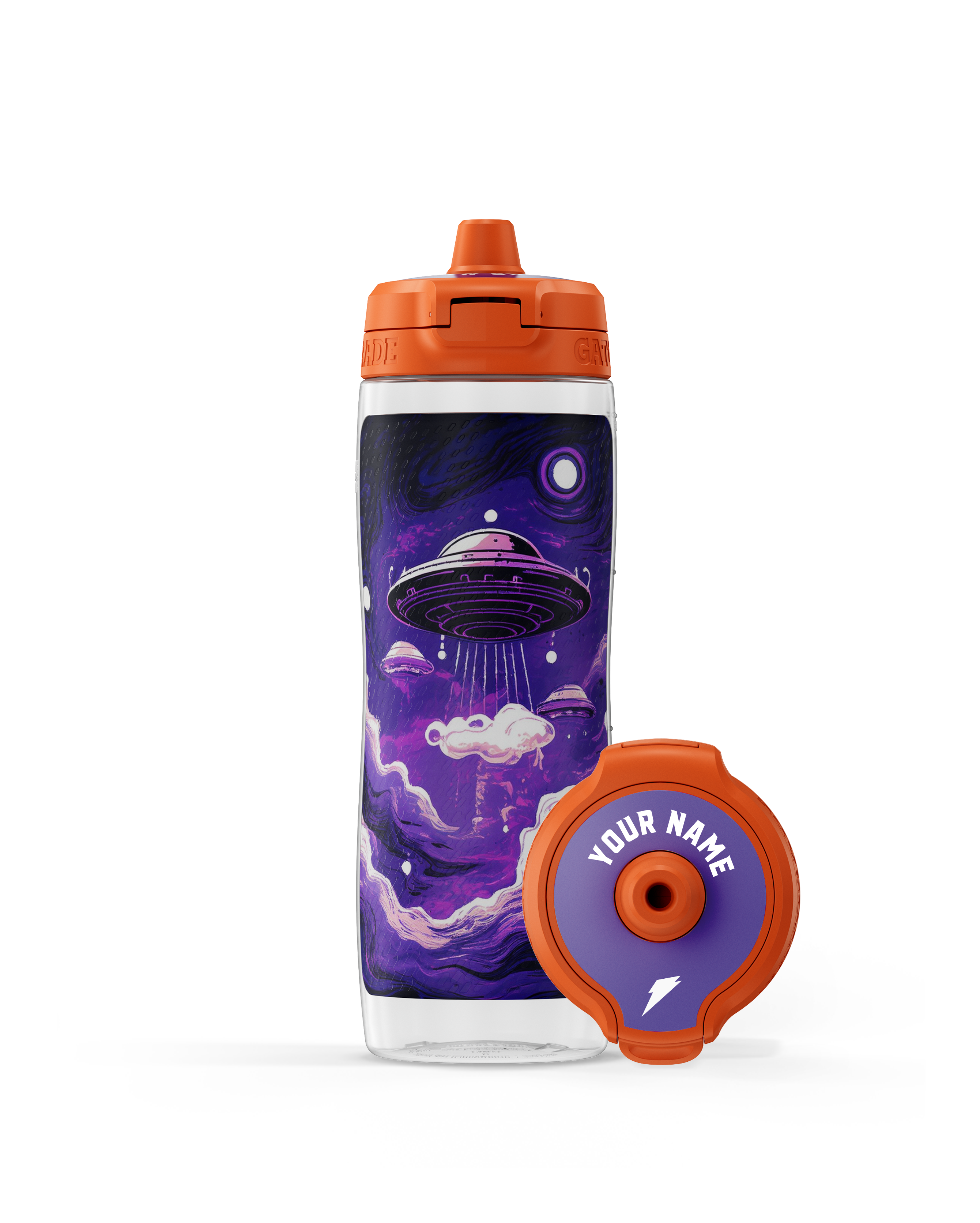 Gatorade AI bottle, Alien spaceship