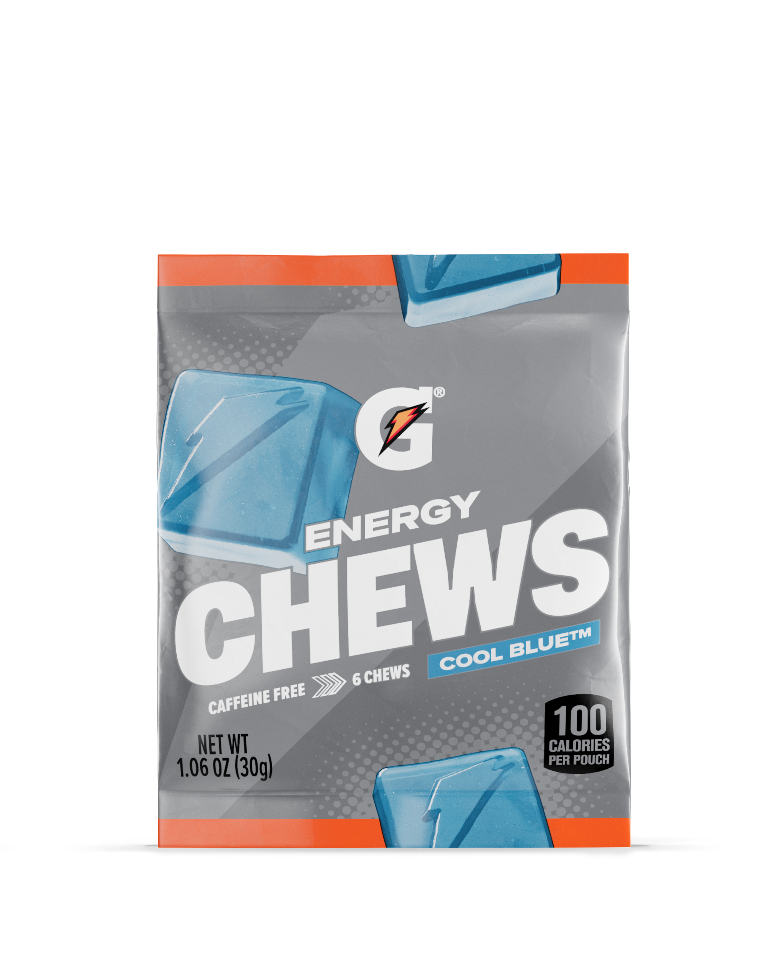 Gatorade energy chews cool blue 16 pouches
