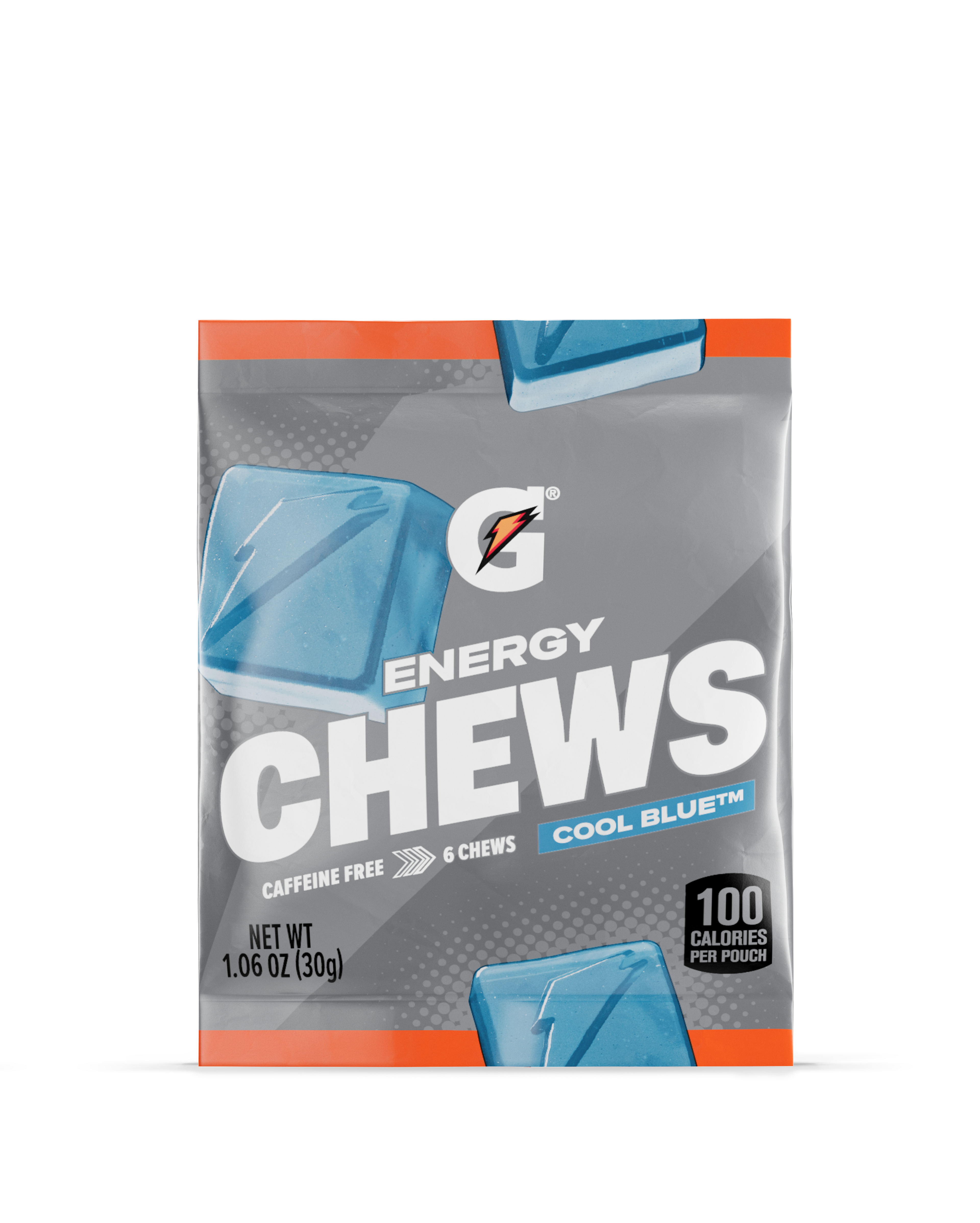 Gatorade energy chews cool blue 16 pouches