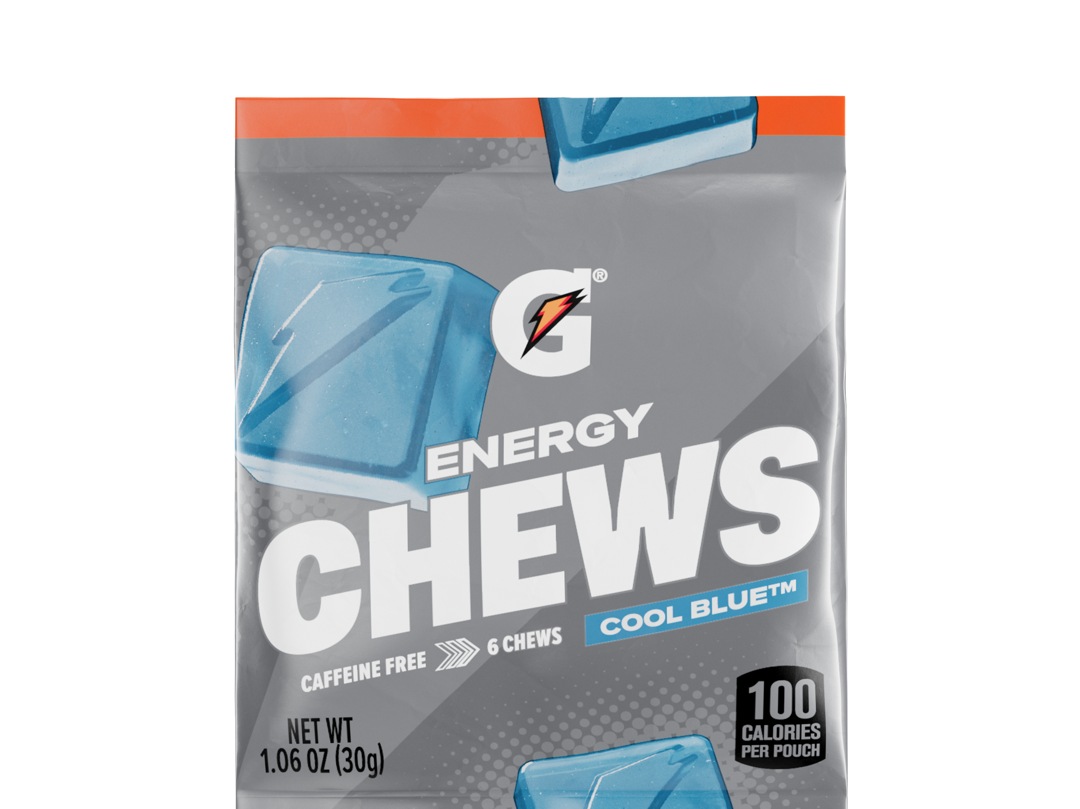 Gatorade energy chews cool blue 16 pouches