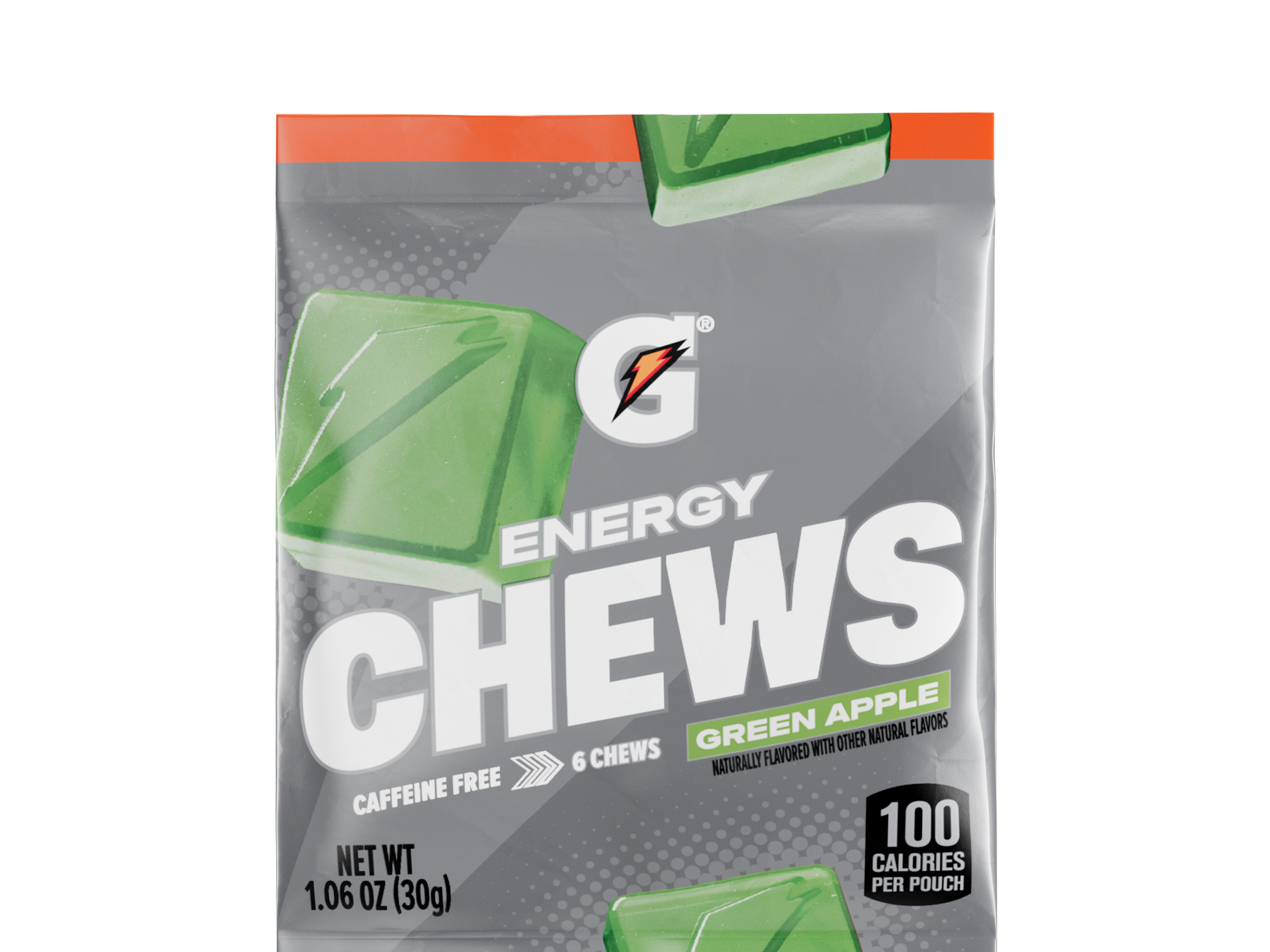 Gatorade energy chews green apple 16 pouches