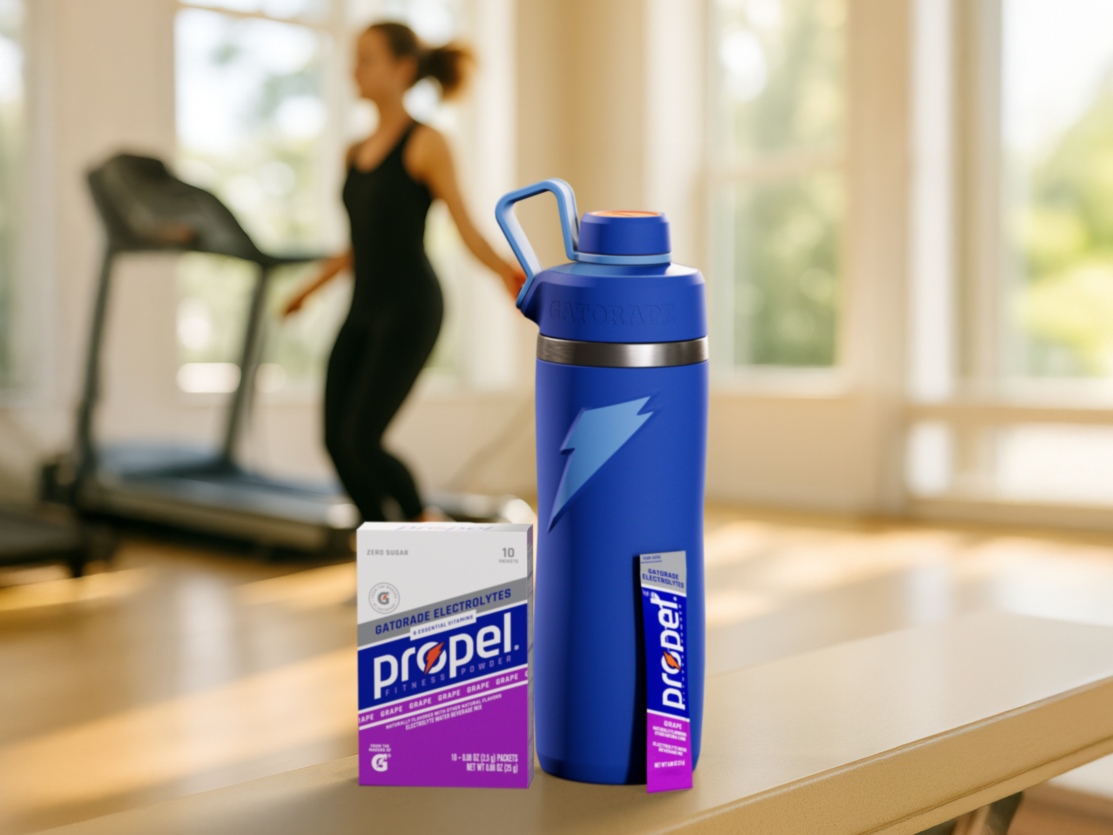 propel grape with overtime bottle