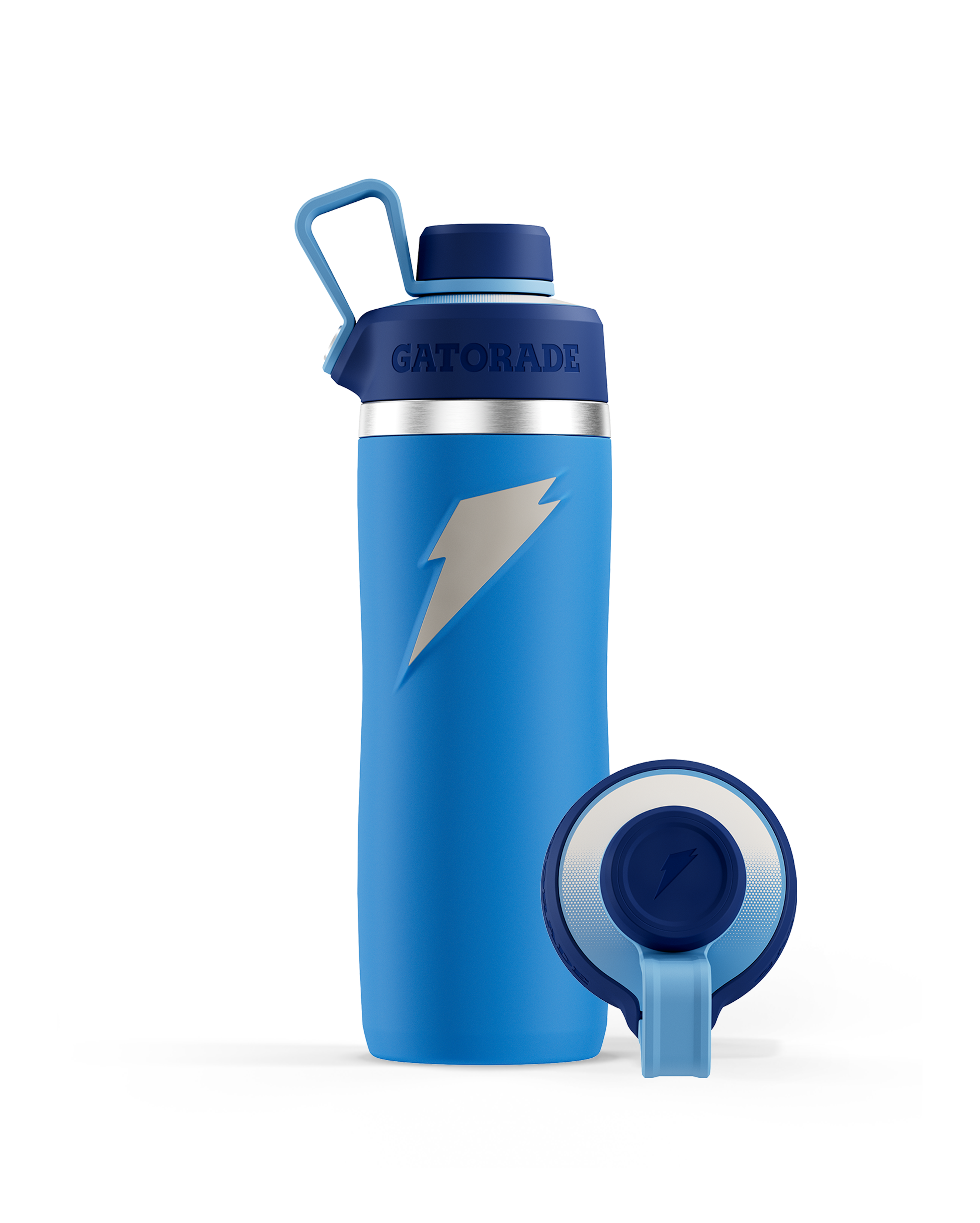 royal blue - navy colorblock overtime bottle