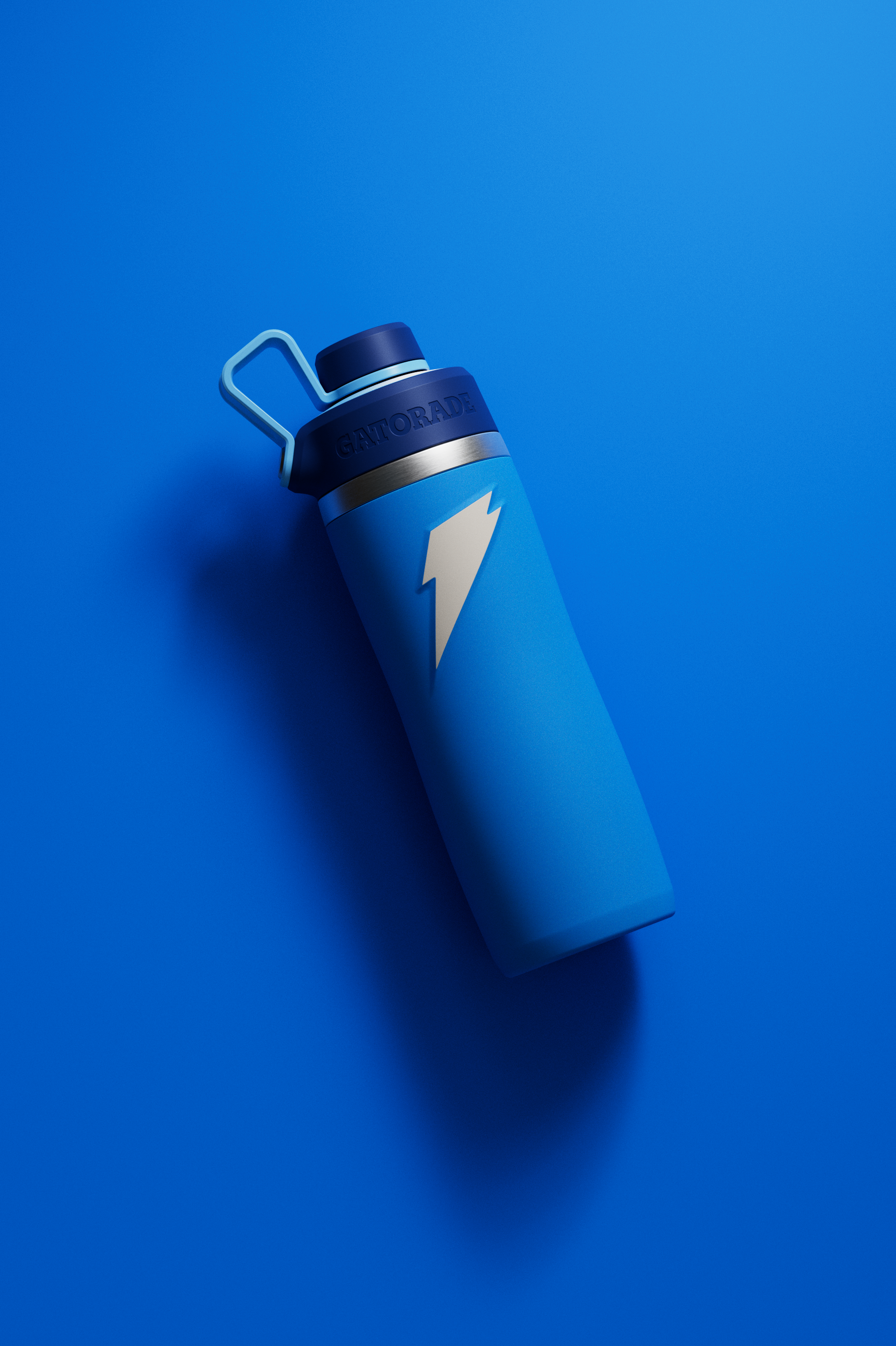 royal blue - navy colorblock overtime bottle