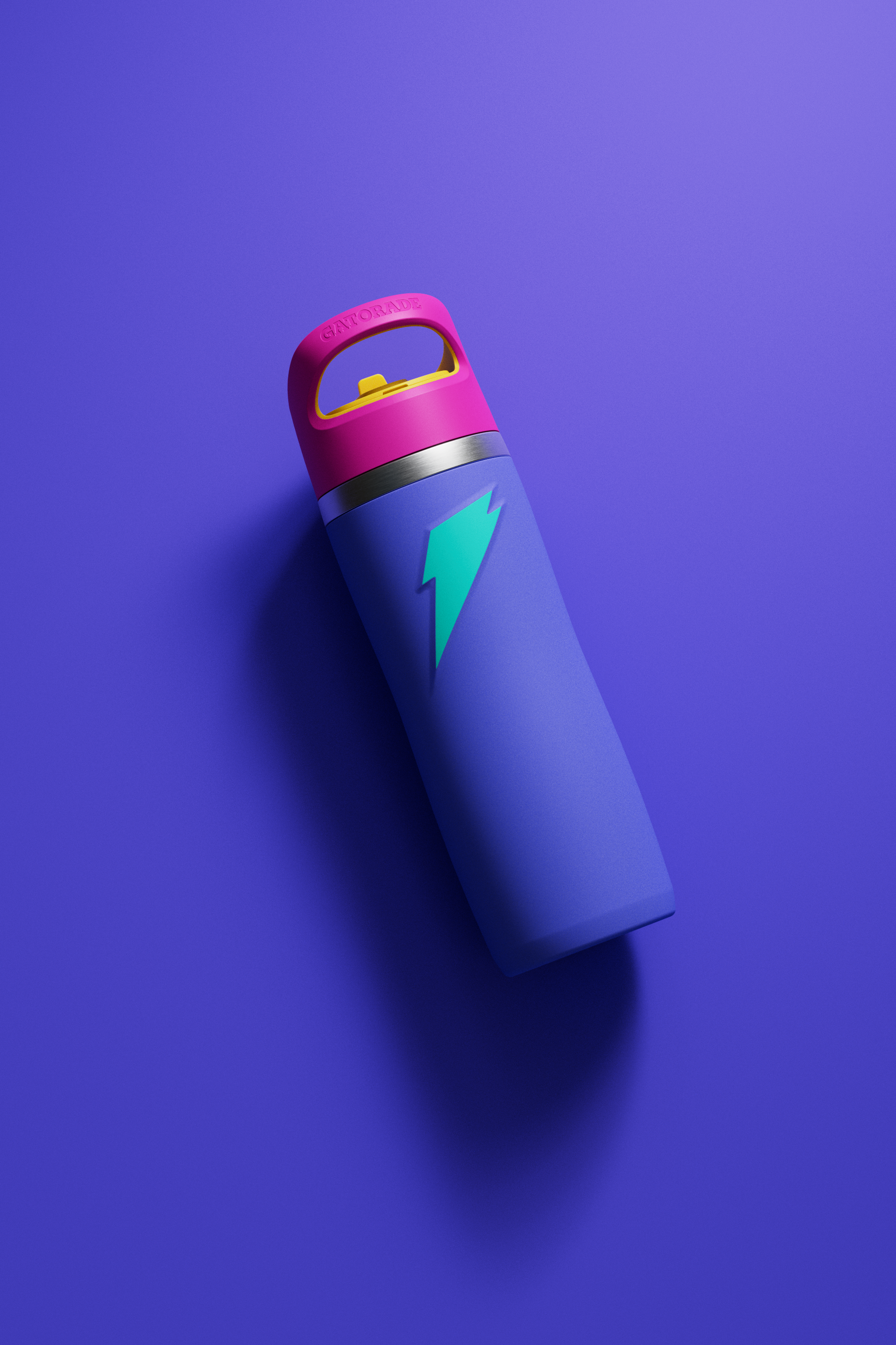Purple - Pink colorblock overtime bottle