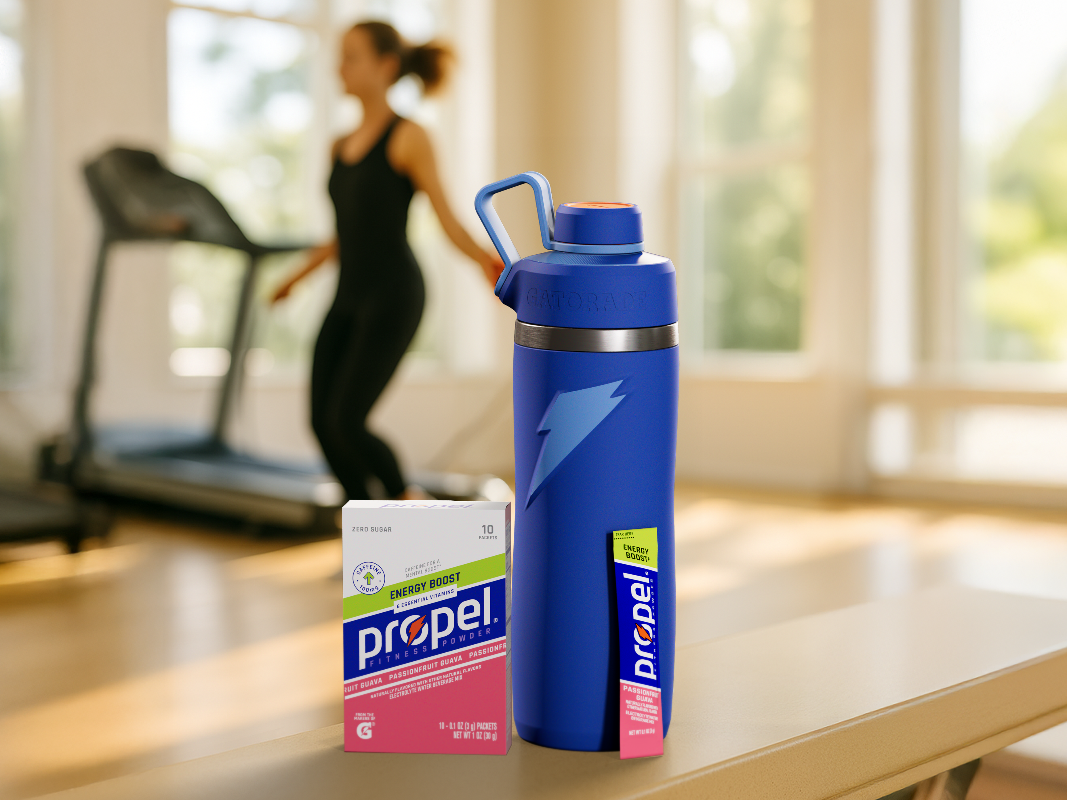 Propel energy boost powder passionfruit guava