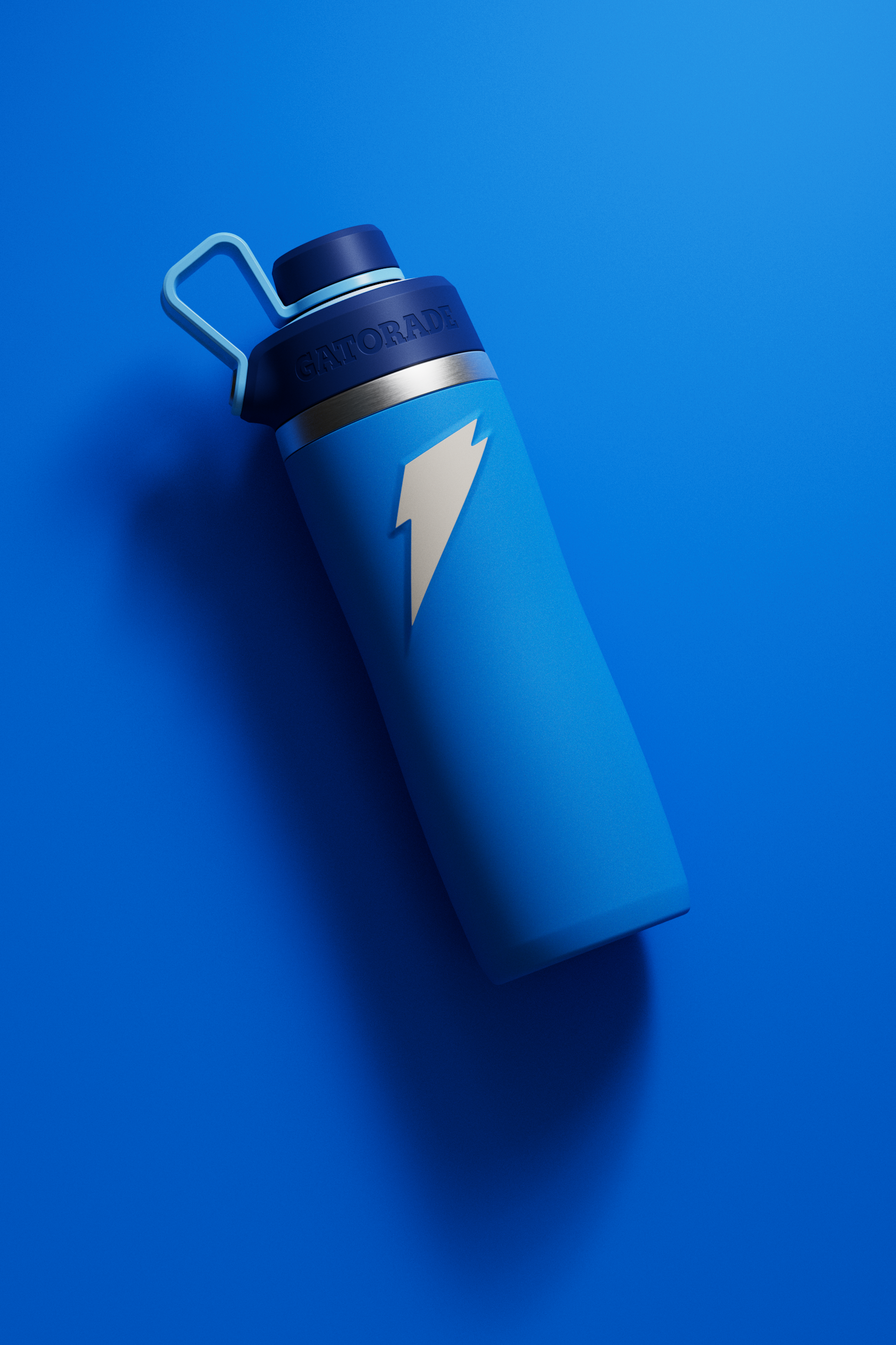 32 oz overtime bottle royal blue/navy colorblock
