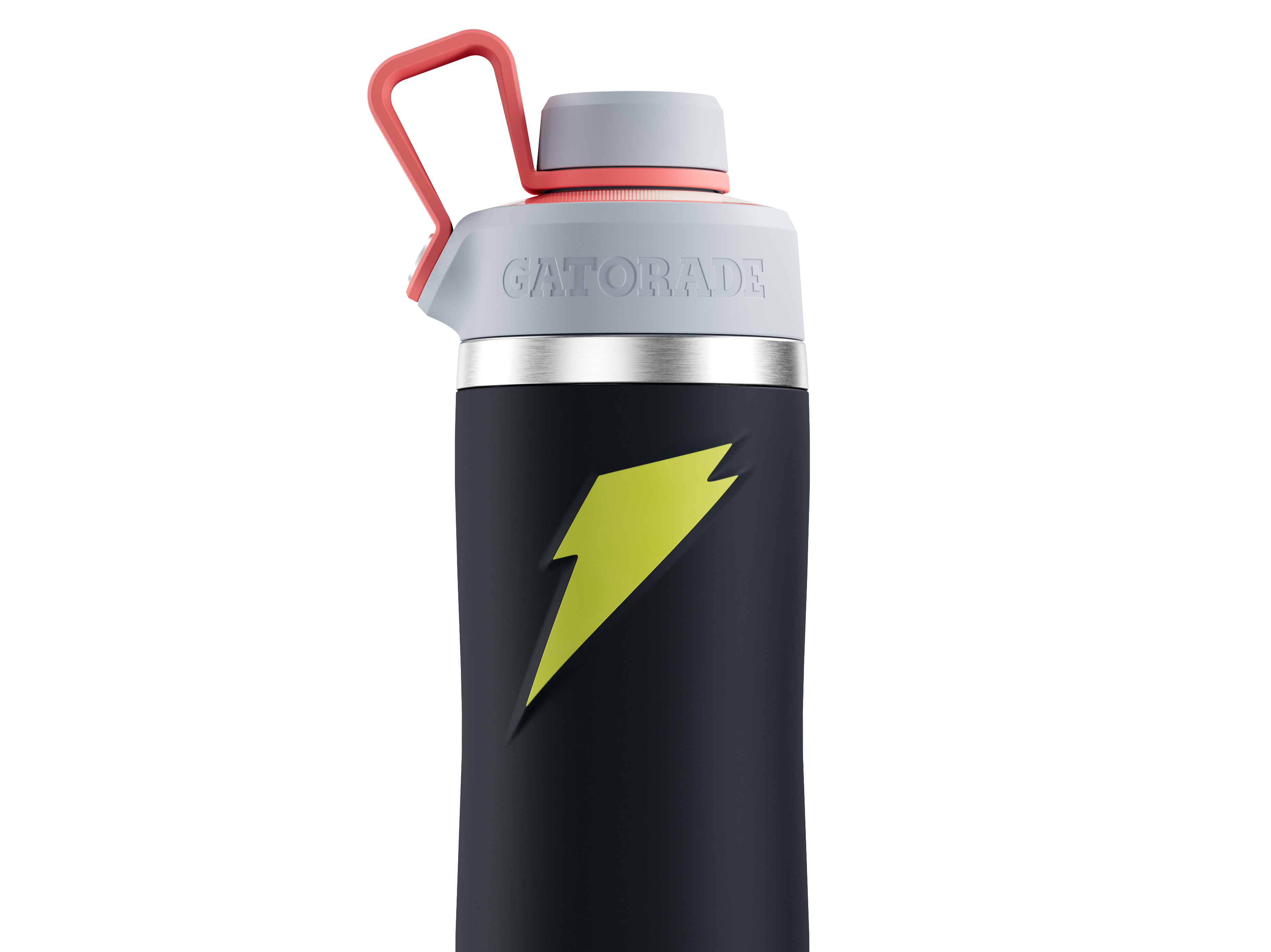 32 oz overtime bottle Gray/Neon Yellow