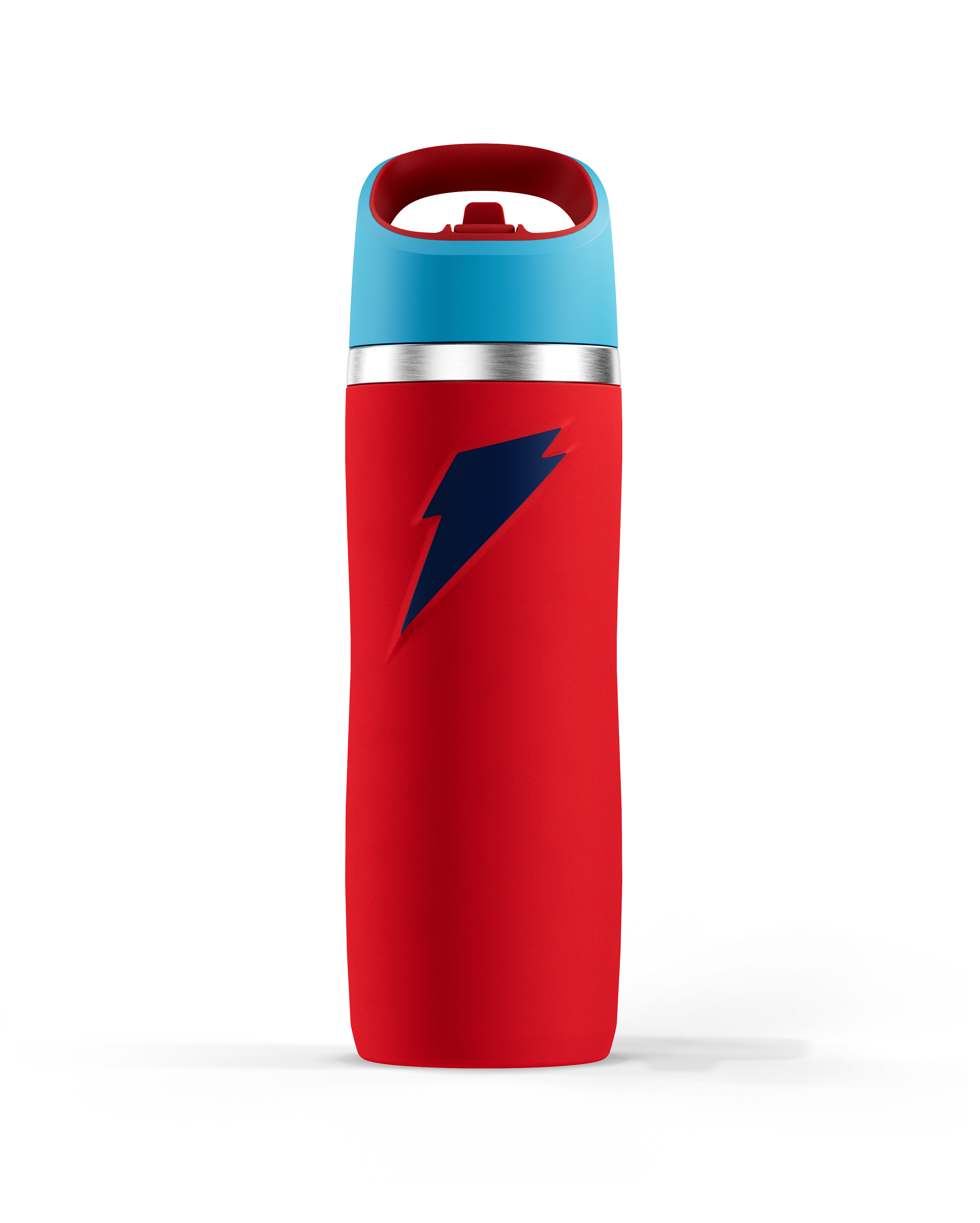 32oz overtime bottle red/blue colorblock