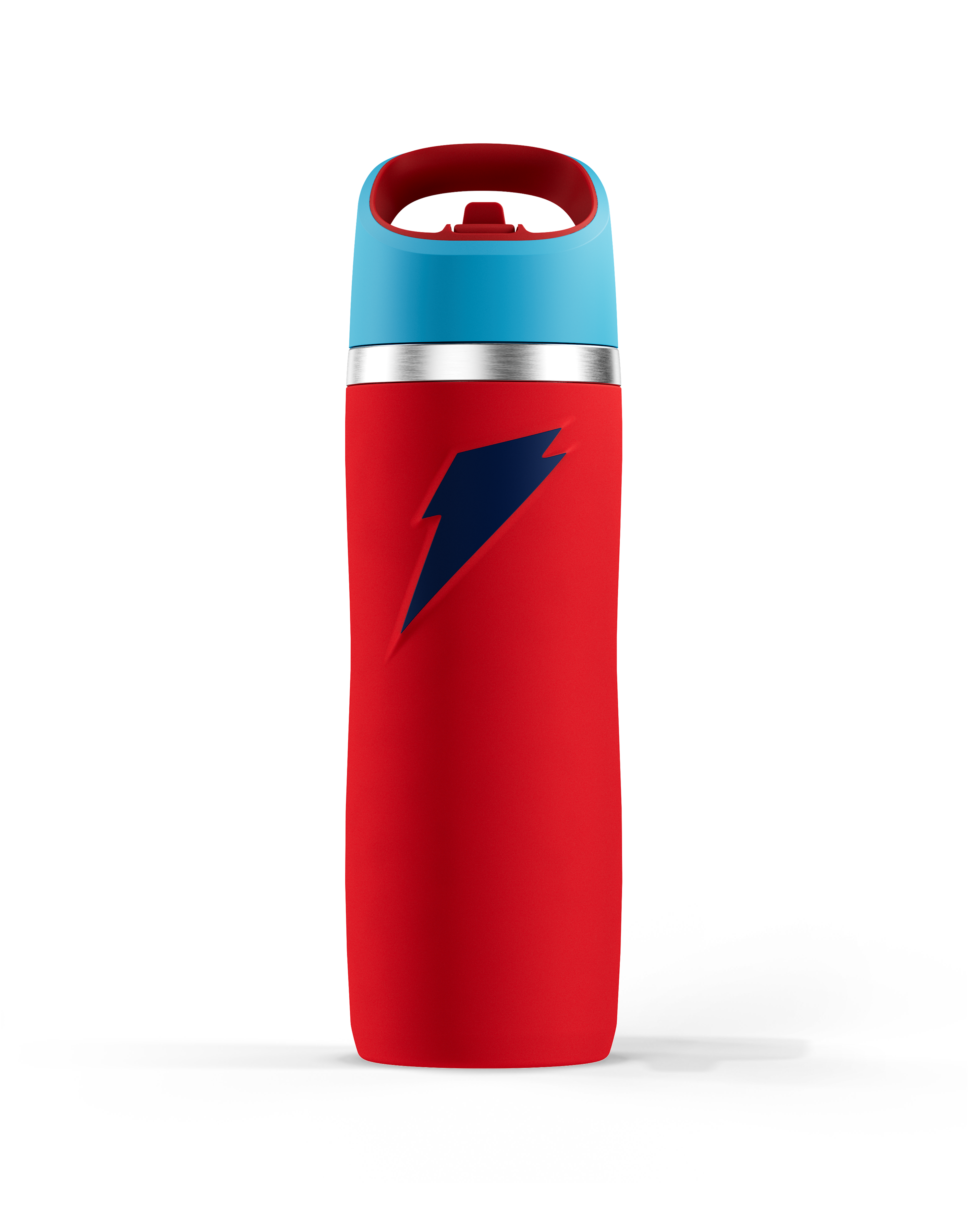 32oz overtime bottle red/blue colorblock