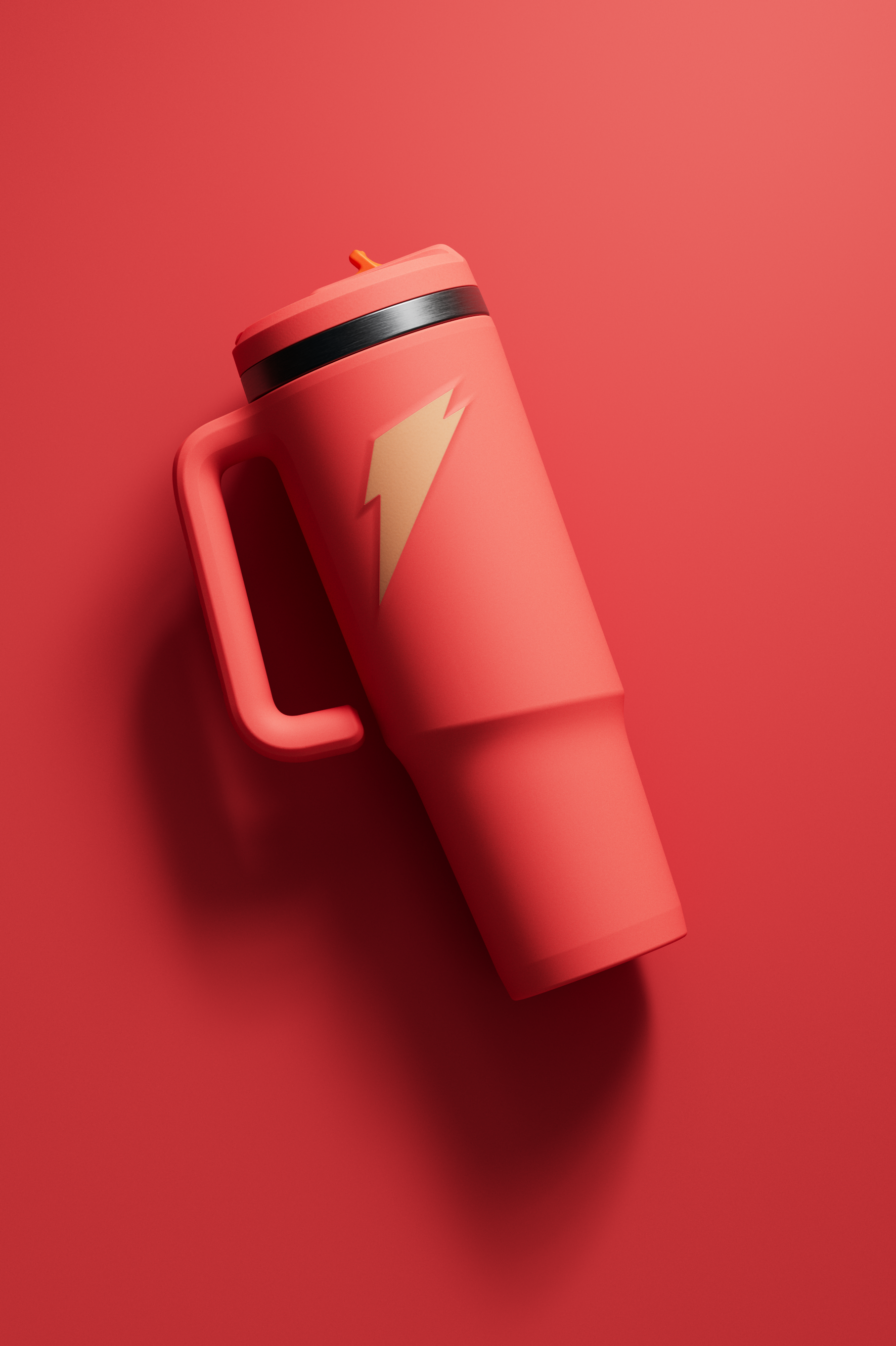 36oz crossover stainless steel tumbler coral