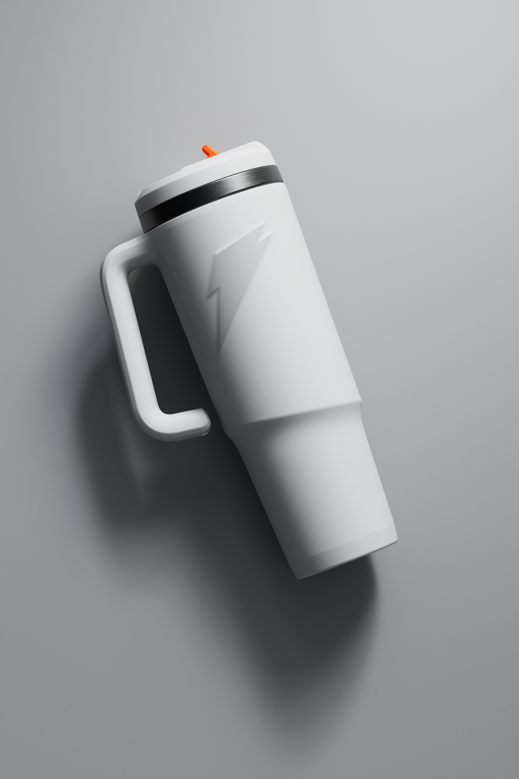 36oz crossover stainless steel tumbler white