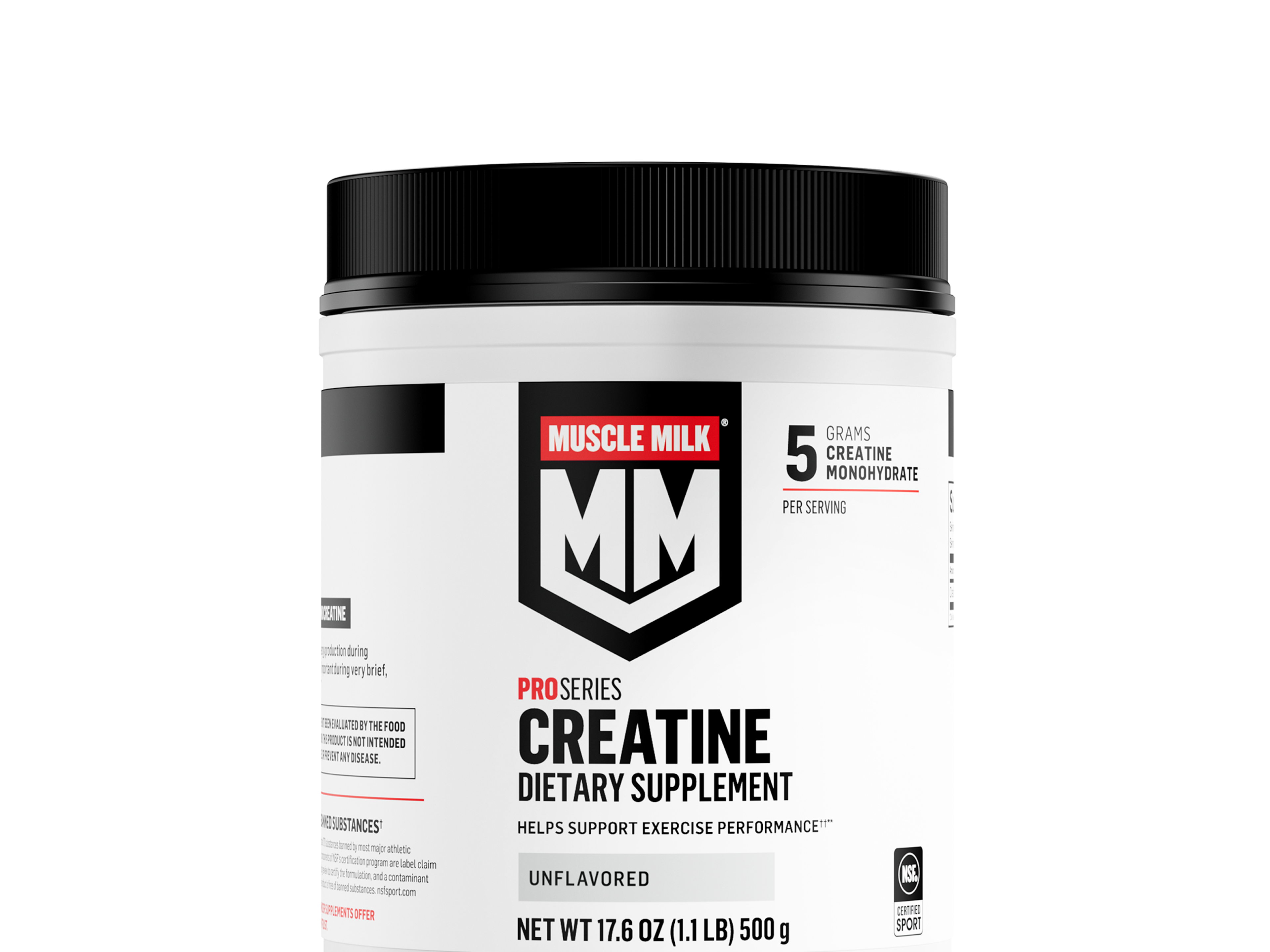 muscle milk creatine canister